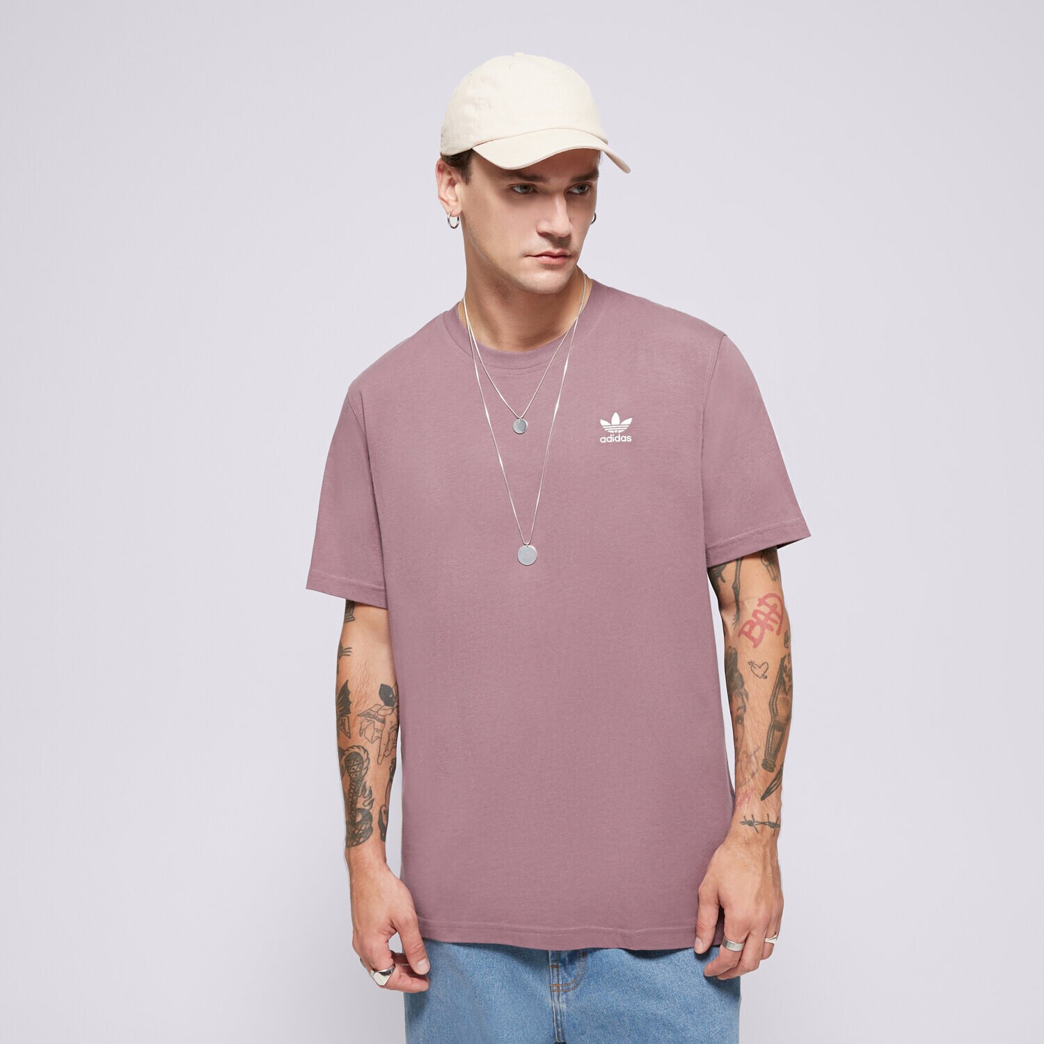 Muške majice ADIDAS T-SHIRT ESS TEE IZ2104 ljubičasta