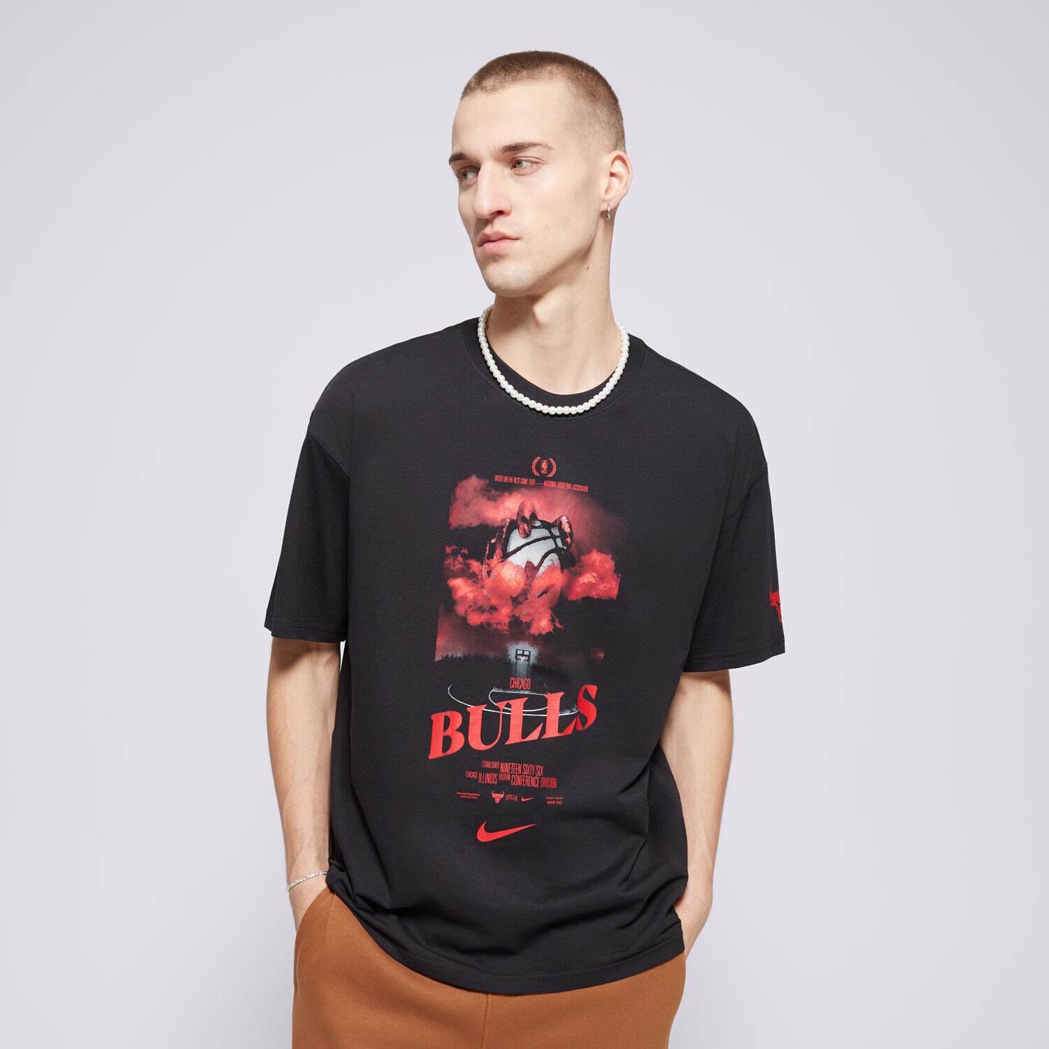 Muške majice NIKE T-SHIRT CHI M NK CTS OGC HAL SS TEE HJ2693-010 crna