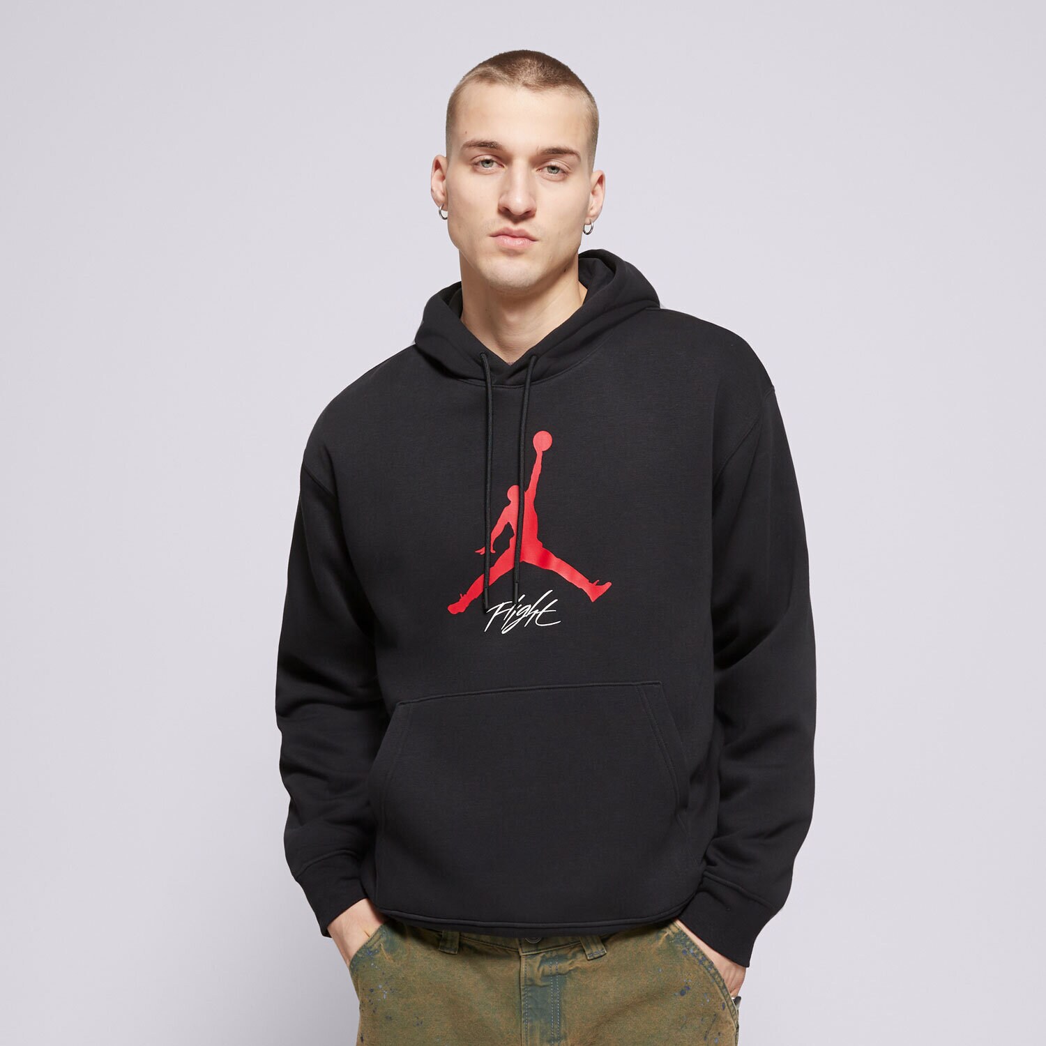 Muške dukserice VESTA S KAPULJAČOM JORDAN ESS FLC BASELINE HOODIE  FD7545-013 crna