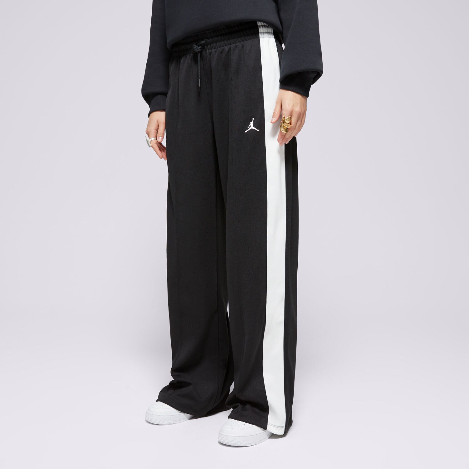 Ženske hlače HLAČE W JORDAN KNIT TRACK PANT  FV7101-010 crna