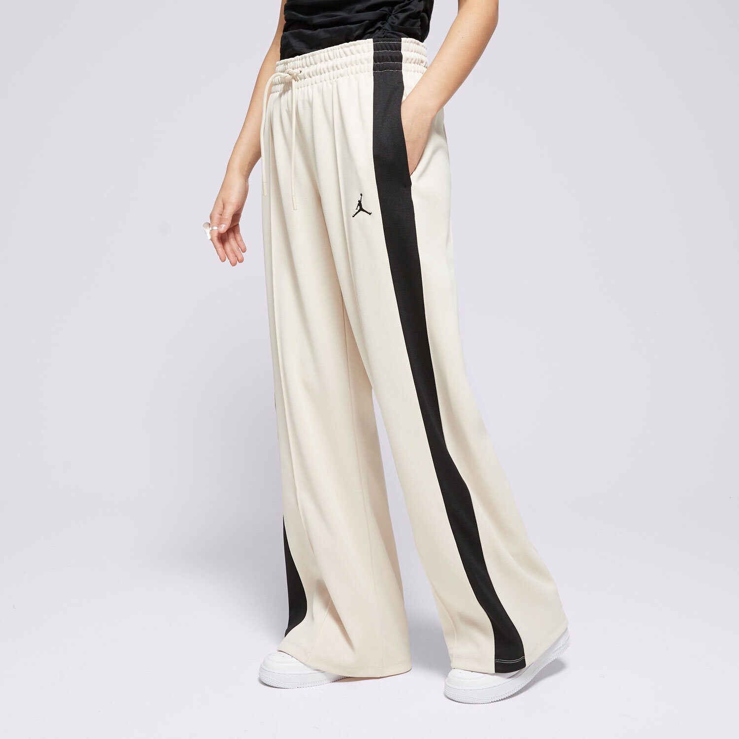 Ženske hlače JORDAN HLAČE W KNIT TRACK PANT FV7101-203 bež