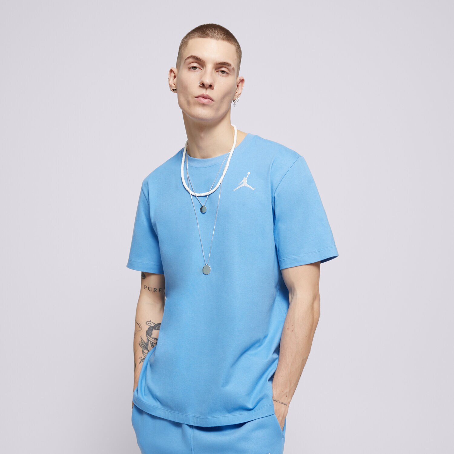 Muške majice JORDAN T-SHIRT M J JUMPMAN EMB SS CREW DC7485-469 plava