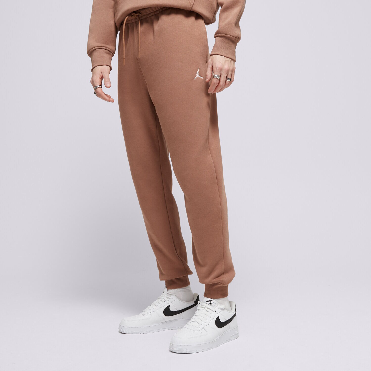 Muške hlače JORDAN HLAČE M J BRKLN FLC PANT FV7277-223 smeđa