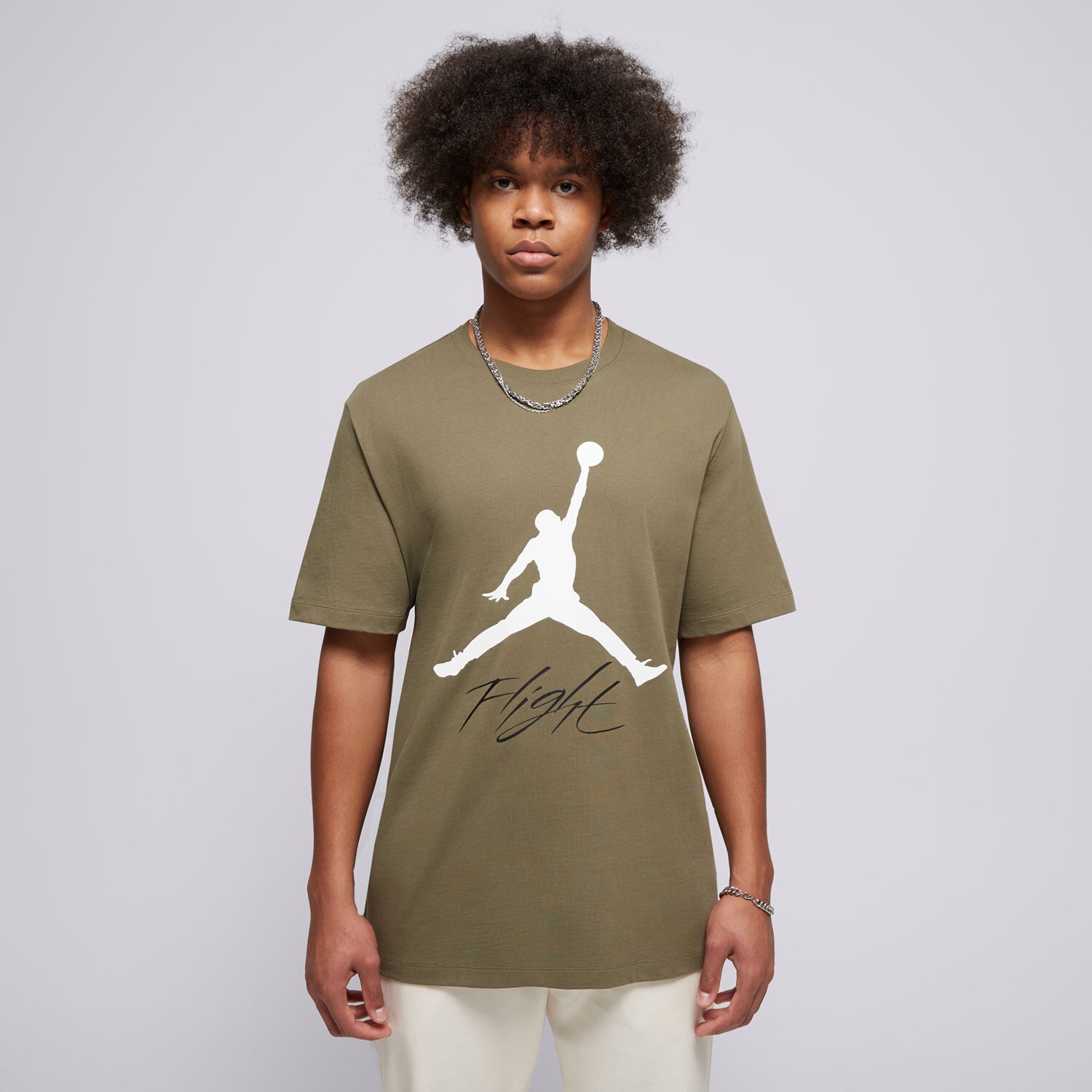 Muške majice JORDAN T-SHIRT JUMPMAN FLIGHT HBR TEE AO0664-222 kaki