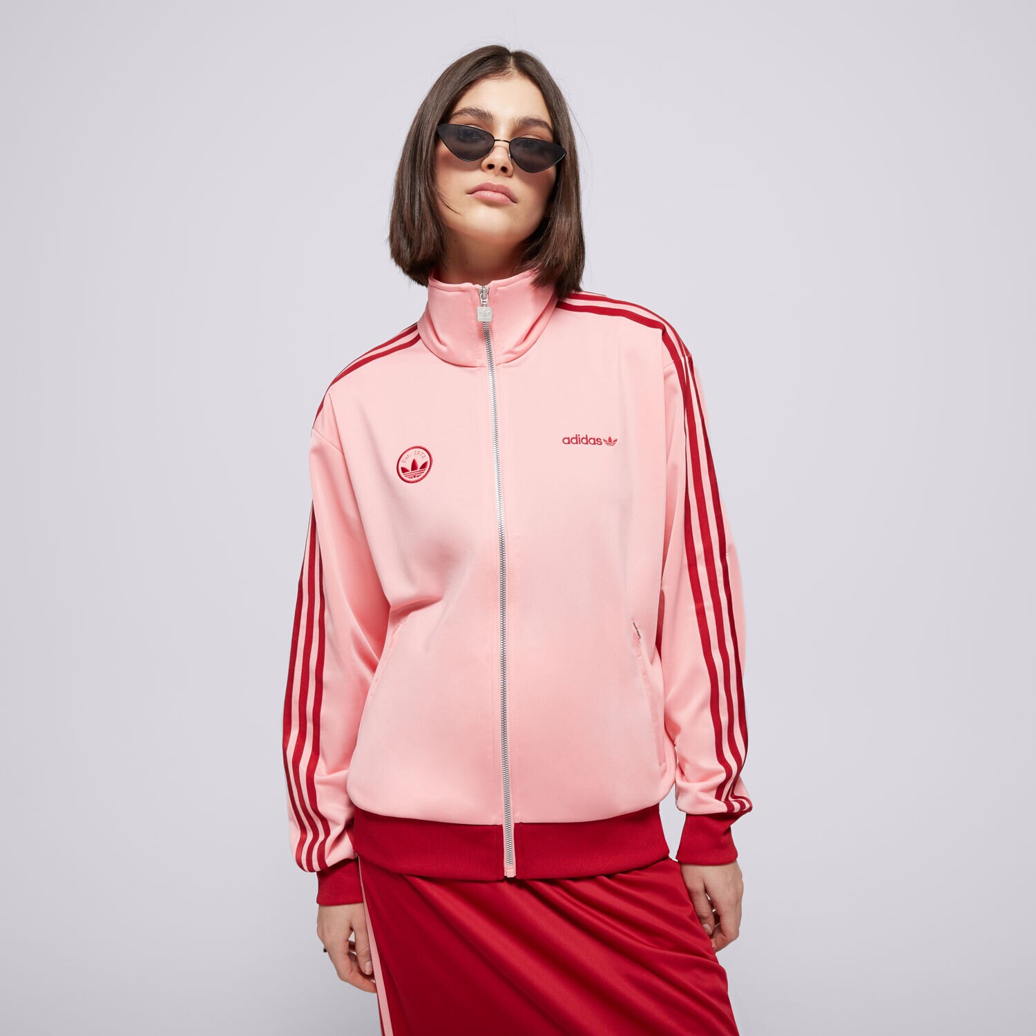 Ženske dukserice ADIDAS VESTA FIREBIRD TT IZ2668 ružičasta
