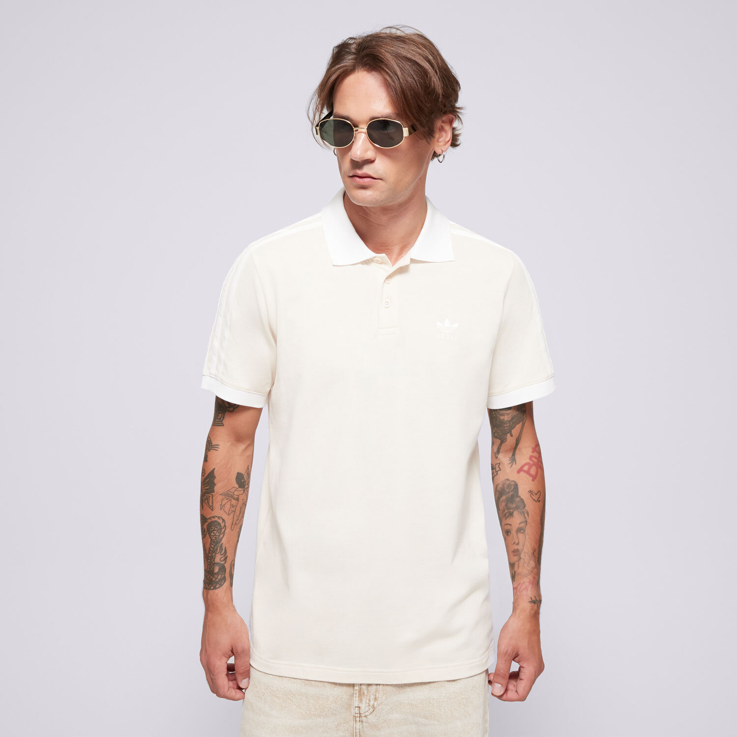 Muške majice ADIDAS POLO 3-STRIPE POLO IZ3070 bijela