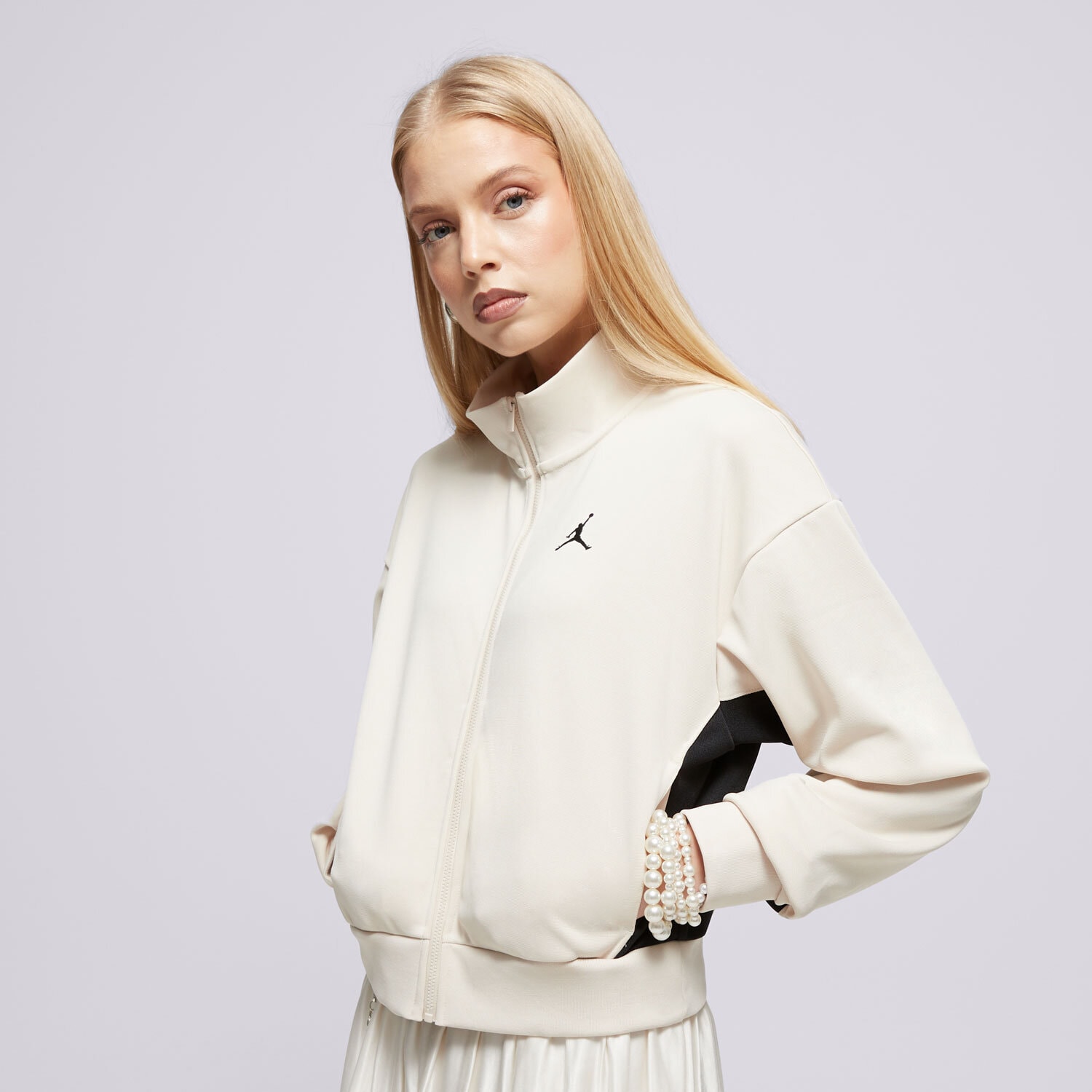Ženske prijelazne jakne JORDAN  JAKNA W J KNIT JACKET CORE FV7104-203 bež