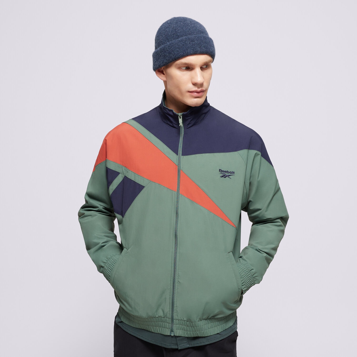 Muške prijelazne jakne REEBOK JAKNA NAJLON CL F FR TRACKTOP 100206044 šarena