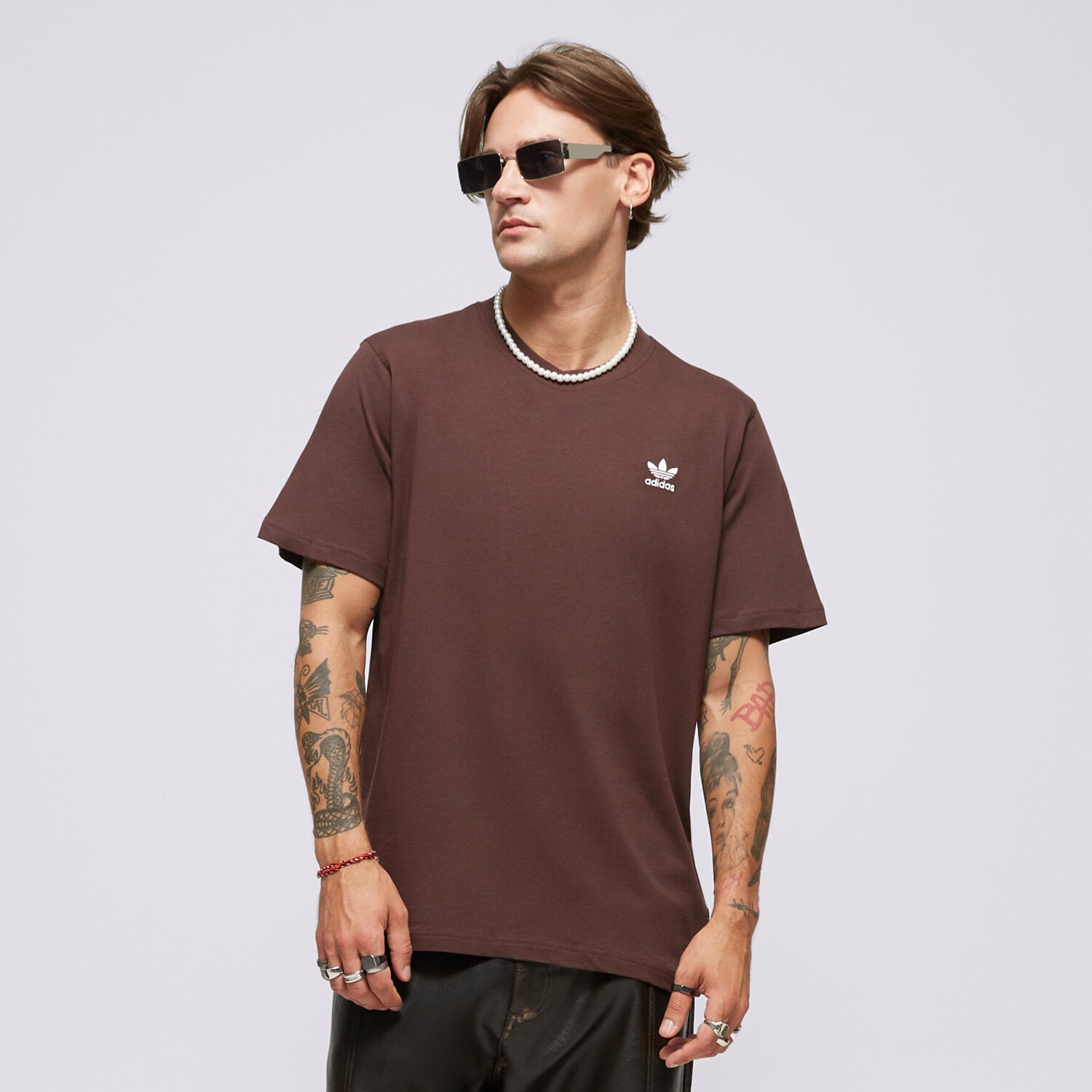 Muške majice ADIDAS T-SHIRT ESS TEE IZ2100 smeđa