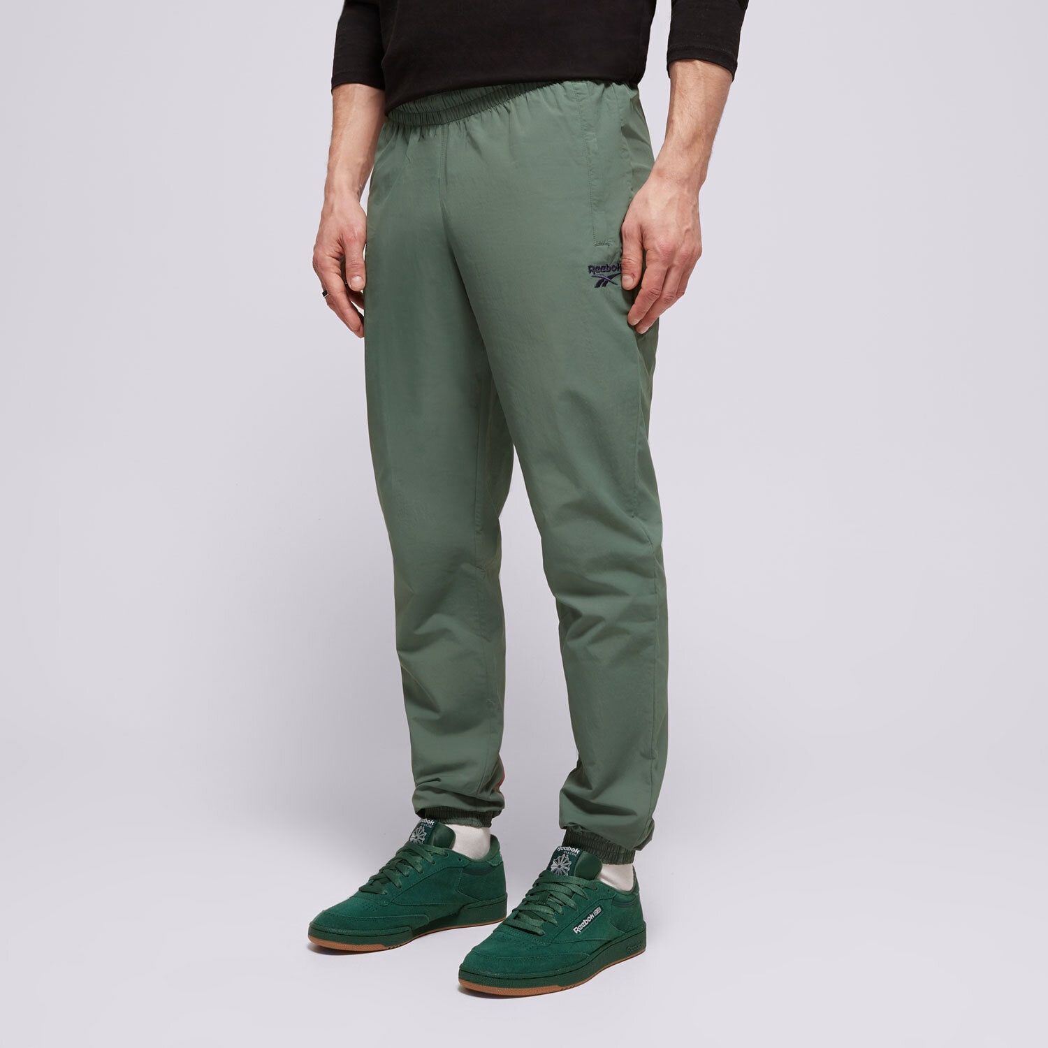 Muške hlače REEBOK HLAČE CL F FR TRACKPANT 100206049 zelena