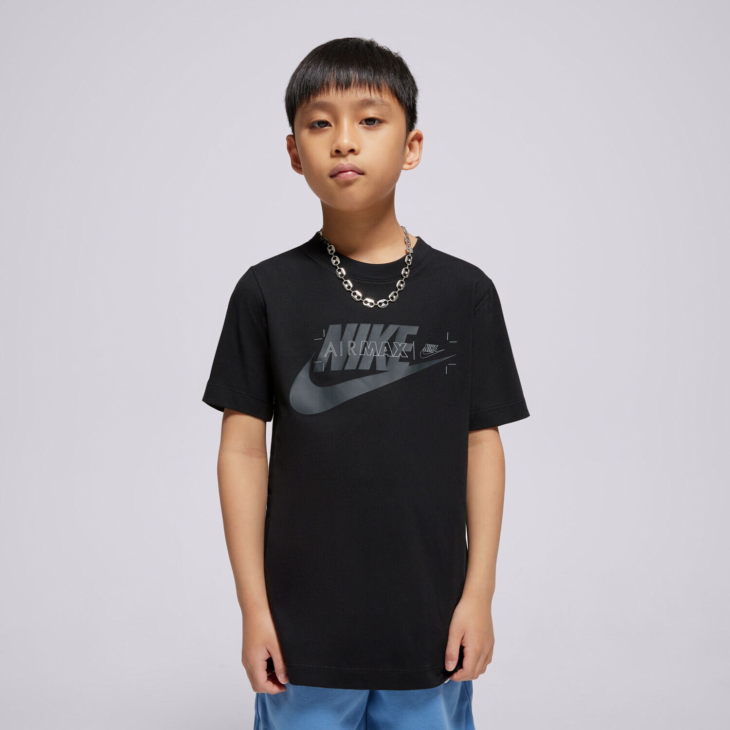 Dječje majice NIKE T-SHIRT B NSW AIR MAX TEE B DD9247-010 crna