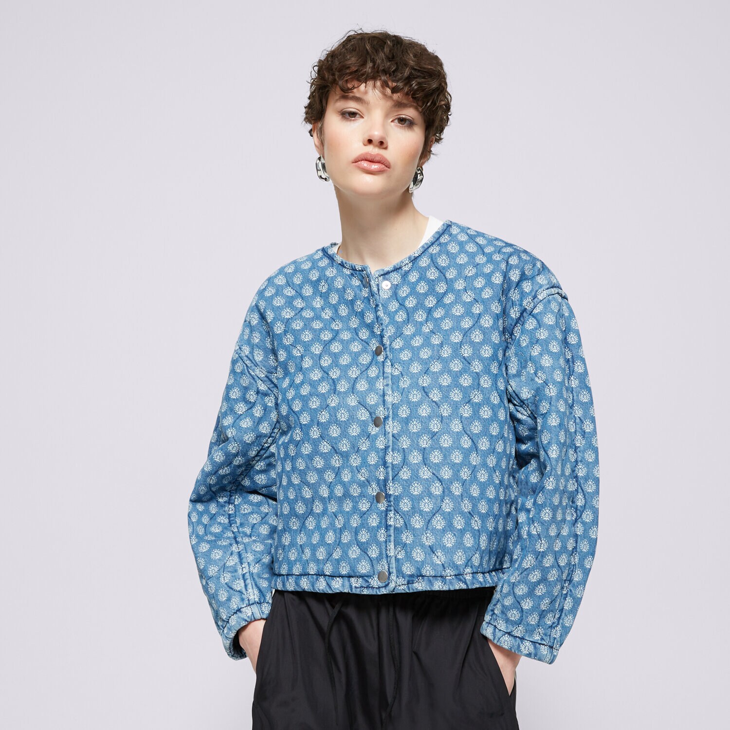 Ženske prijelazne jakne LEVI'S JAKNA RUMER QUILTED LINER SHRT 001FR-0004 plava