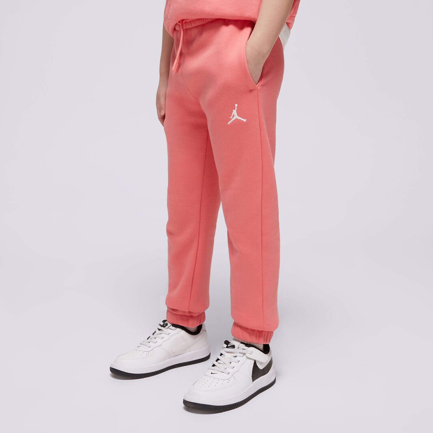 Dječje hlače JORDAN HLAČE JDG BROOKLYN ESSENTIALS PANT GIRL 4BD295-A0Y ružičasta