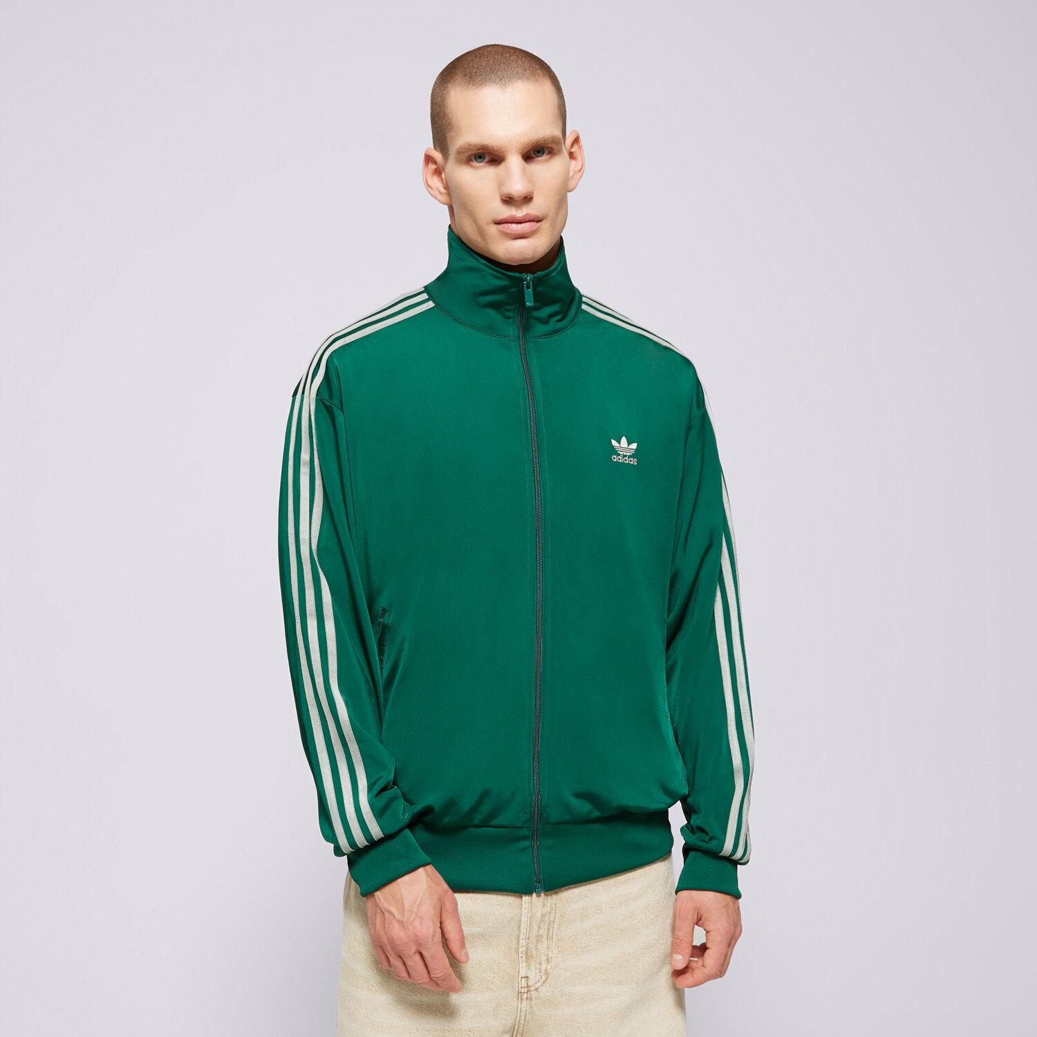 Muške dukserice ADIDAS VESTA RASKOPČANA FBIRD TT JP2543 zelena