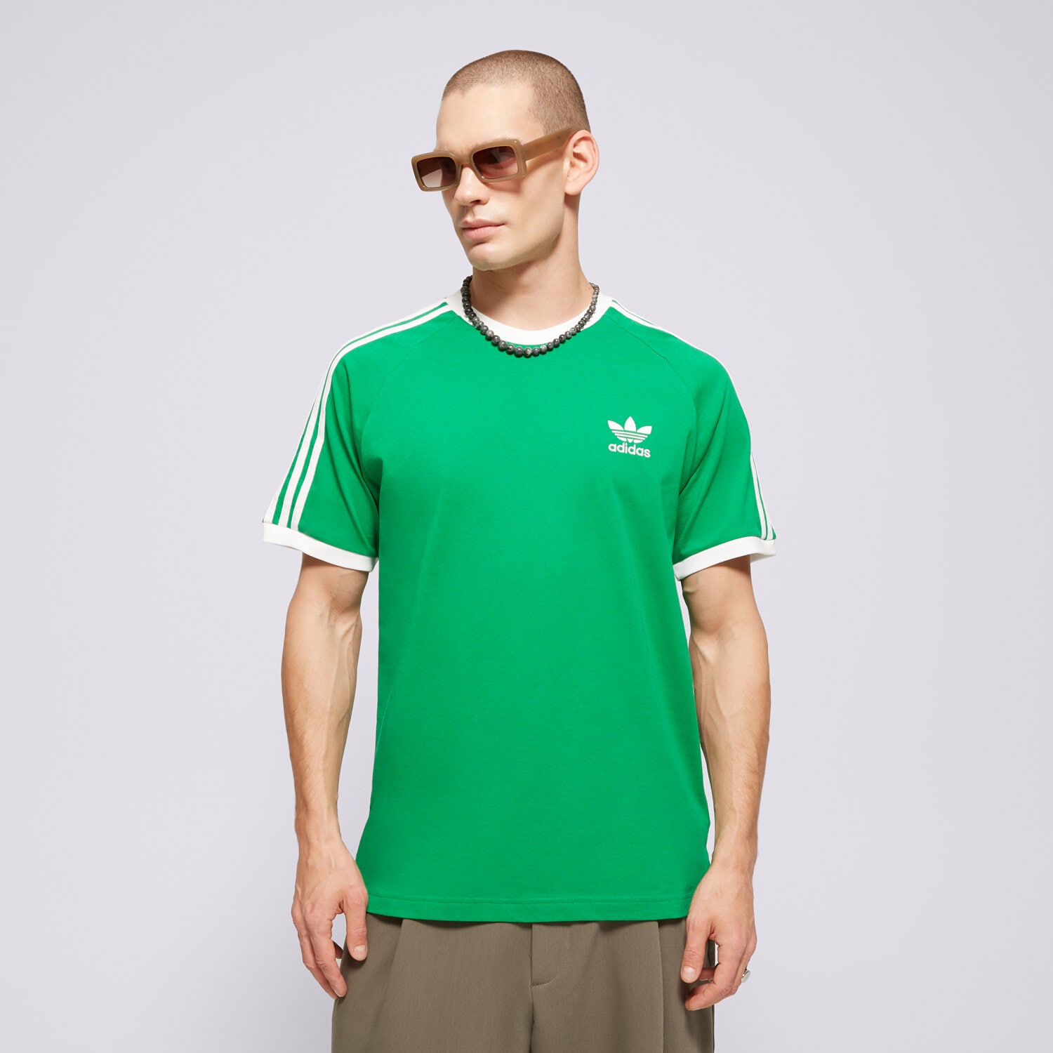 Muške majice ADIDAS T-SHIRT 3-STRIPES TEE IM0410 zelena