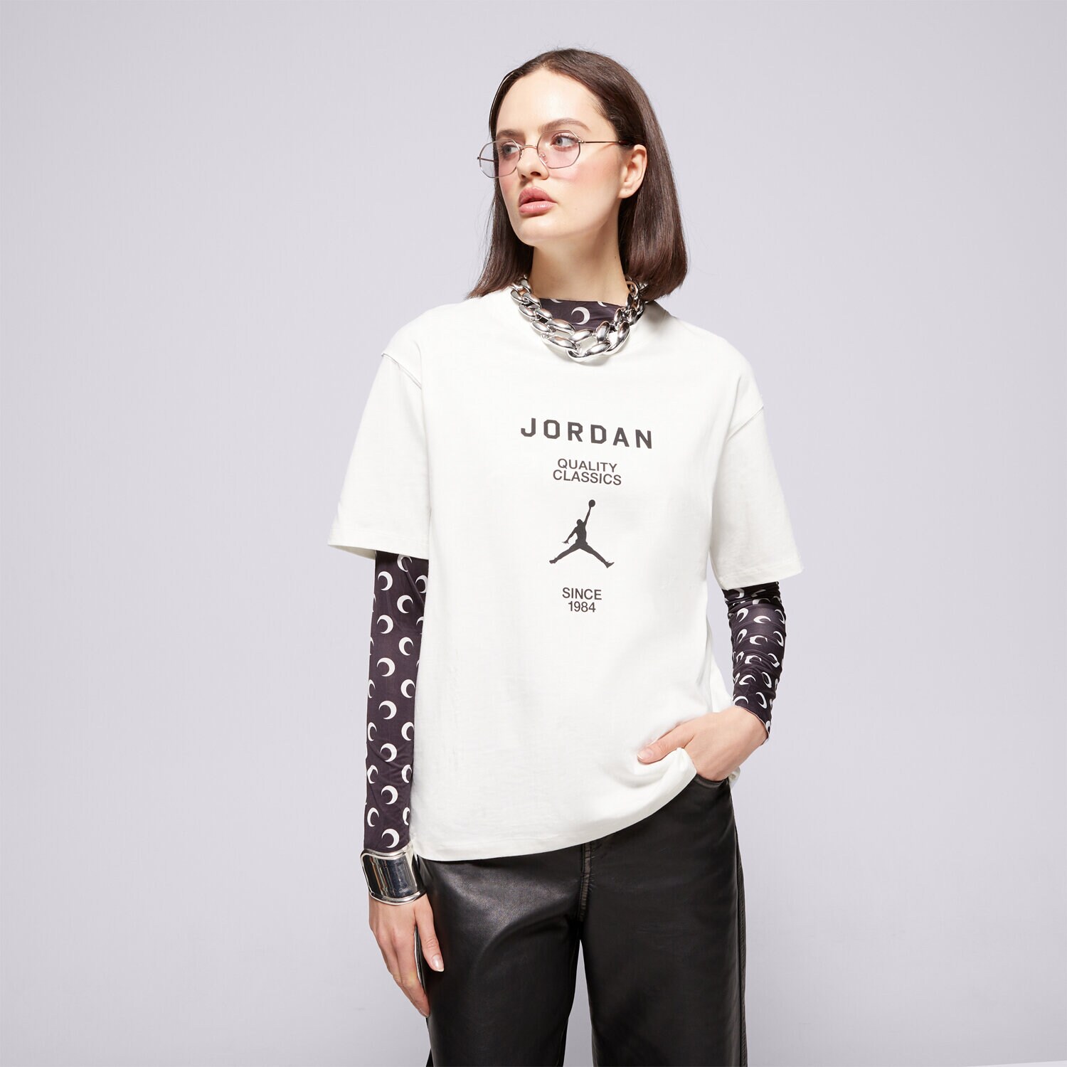 Ženske majice T SHIRT W JORDAN SS GF GFX TEE JQC FZ0617-133 bež