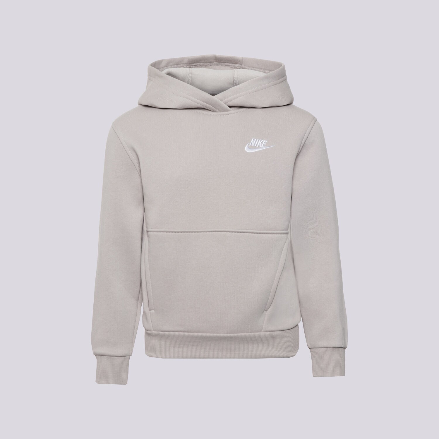 Dječje dukserice NIKE VESTA S KAPULJAČOM K NSW CLUB FLC HDY LBR BOY FD3000-009 bež