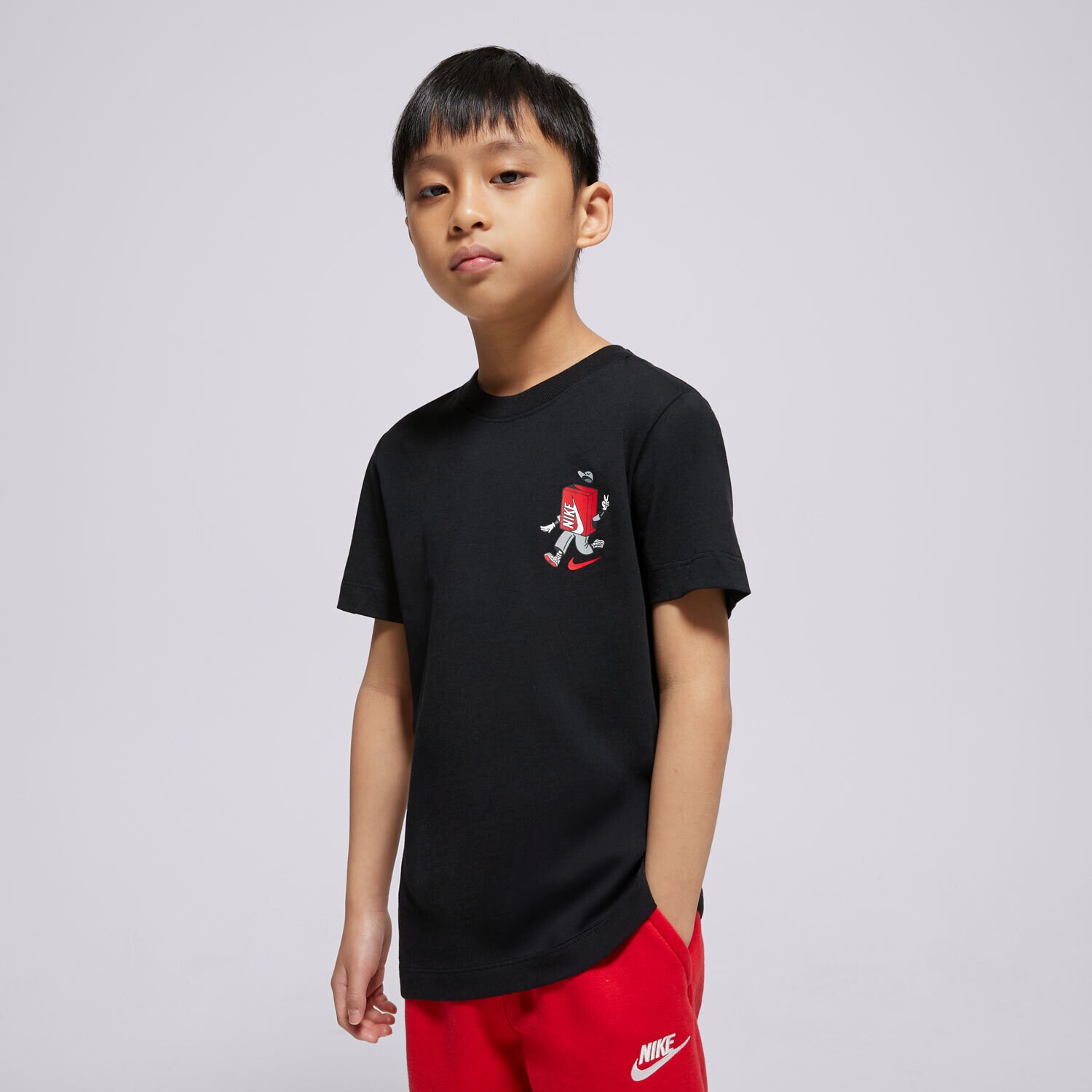 Dječje majice NIKE T-SHIRT K NSW TEE BOXY 1 JDI MUSIC BOY HM5660-010 crna