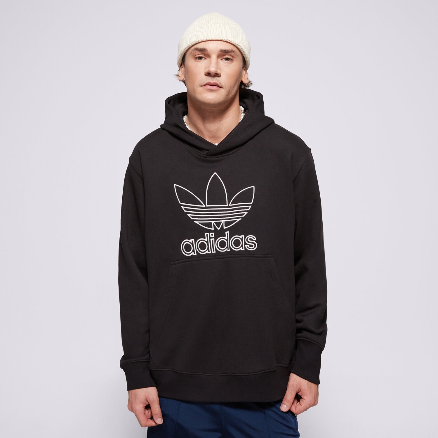 Muške dukserice ADIDAS VESTA S KAPULJAČOM OUTL TREF HDY JP1079 crna