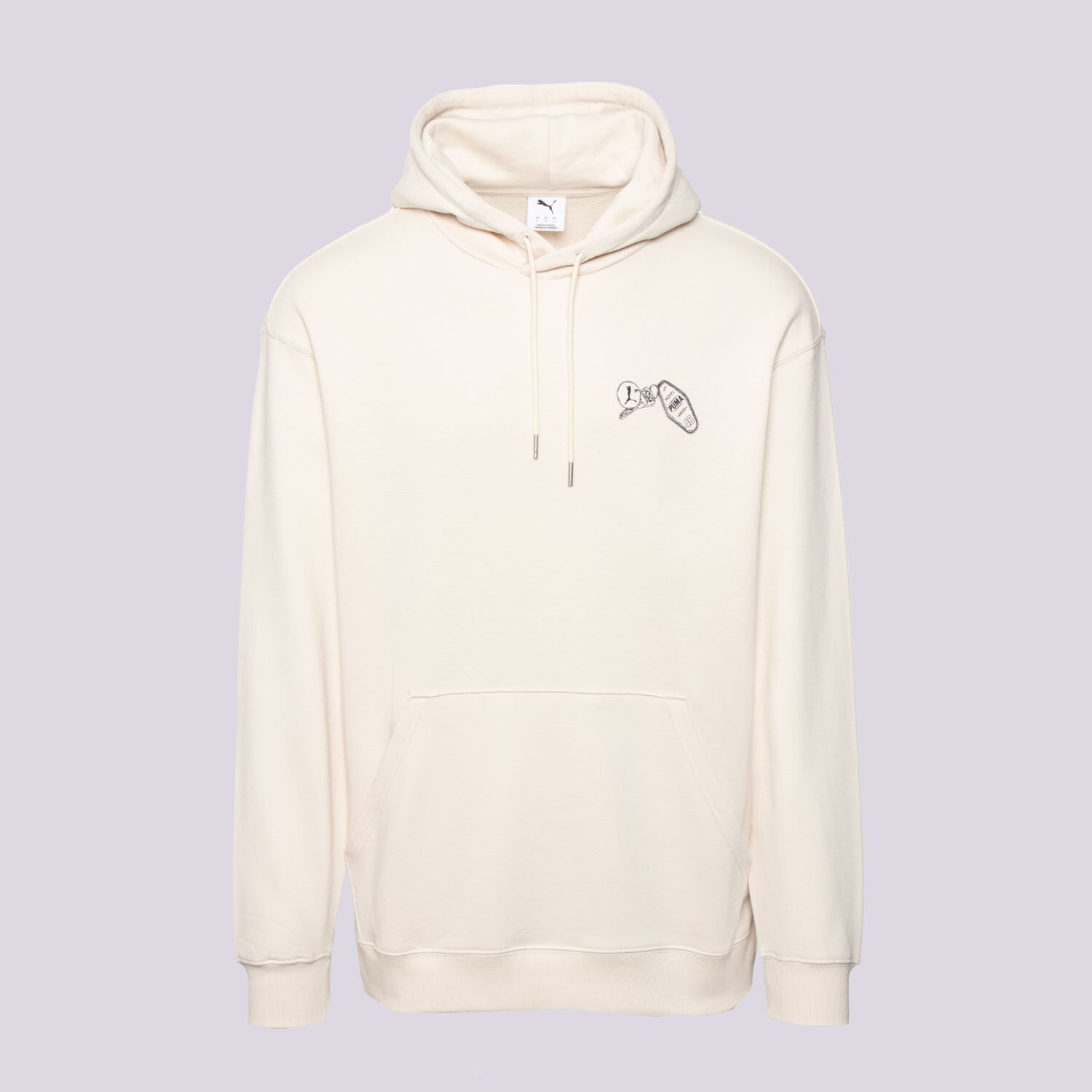 Muške dukserice PUMA VESTA S KAPULJAČOM GRAPHICS PUMA HOTEL HOODIE TR 629640 87 bijela