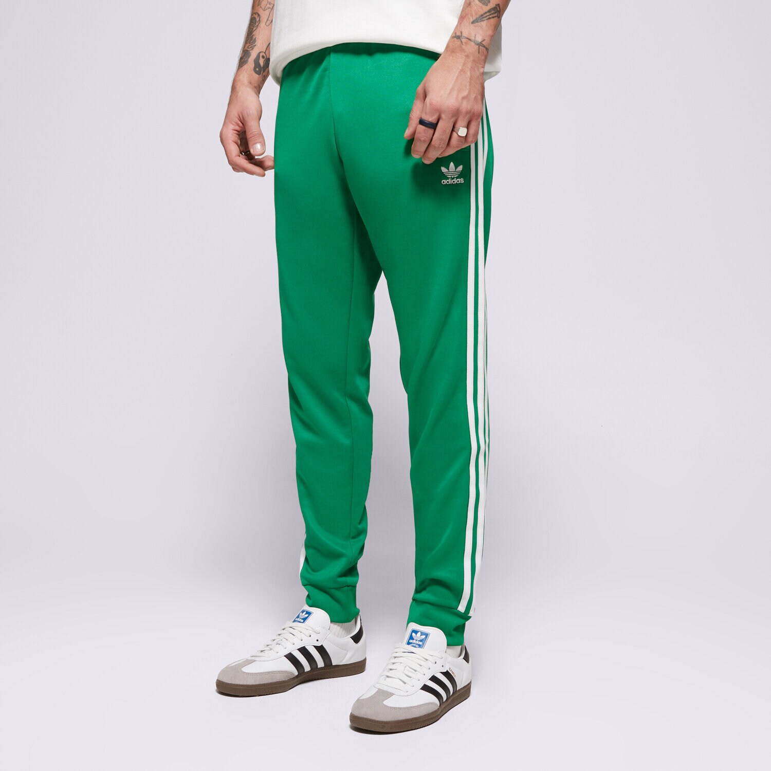 Muške hlače ADIDAS HLAČE SST TP IK3515 zelena