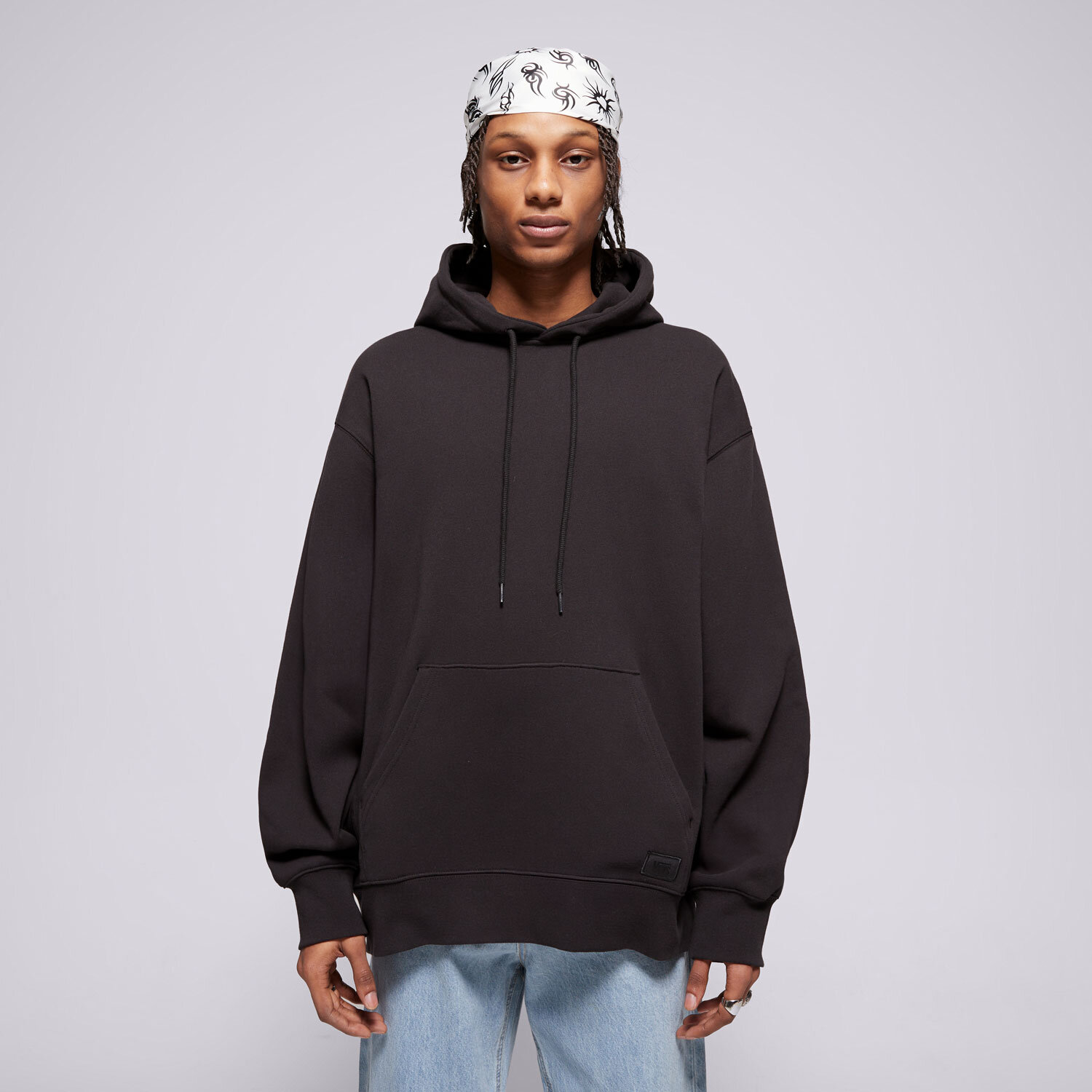 Muške dukserice VANS VESTA S KAPULJAČOM PREMIUM PULLOVER VN000P5CBLK crna
