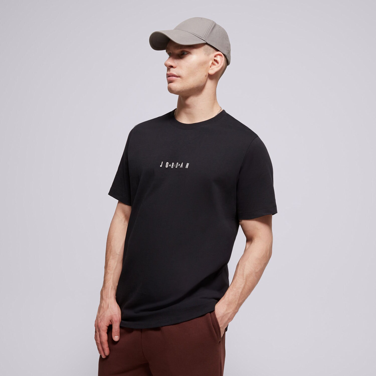 Muške majice T SHIRT M JORDAN EMB JORDAN AIR CREW DM3182-010 crna