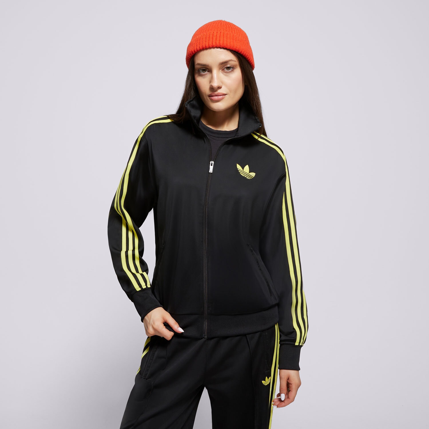 Ženske dukserice ADIDAS VESTA RASKOPČANA FBIRD LOOSE JP2296 crna
