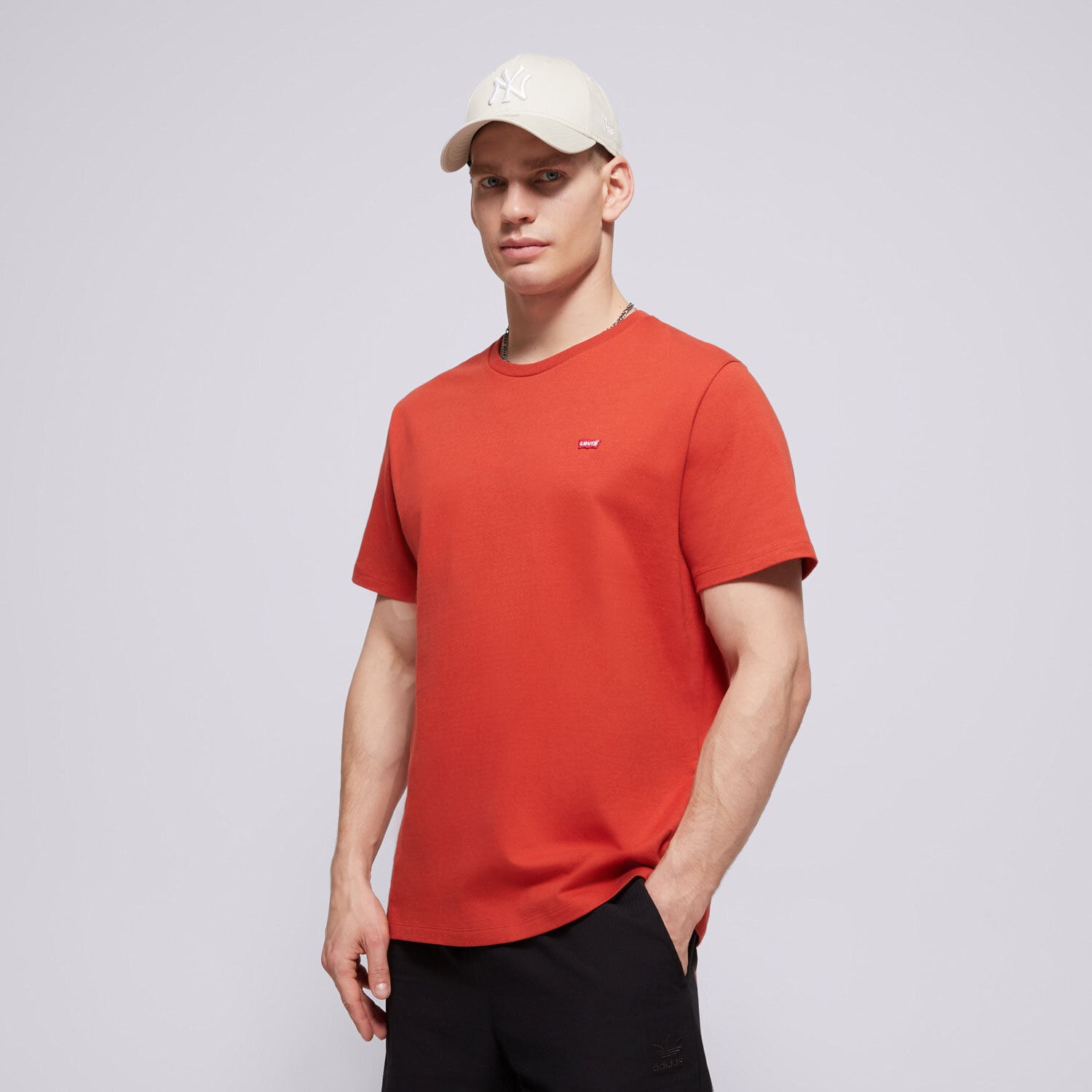 Muške majice LEVI'S T-SHIRT SS ORIGINAL HM TEE REDS 56605-0298 crvena