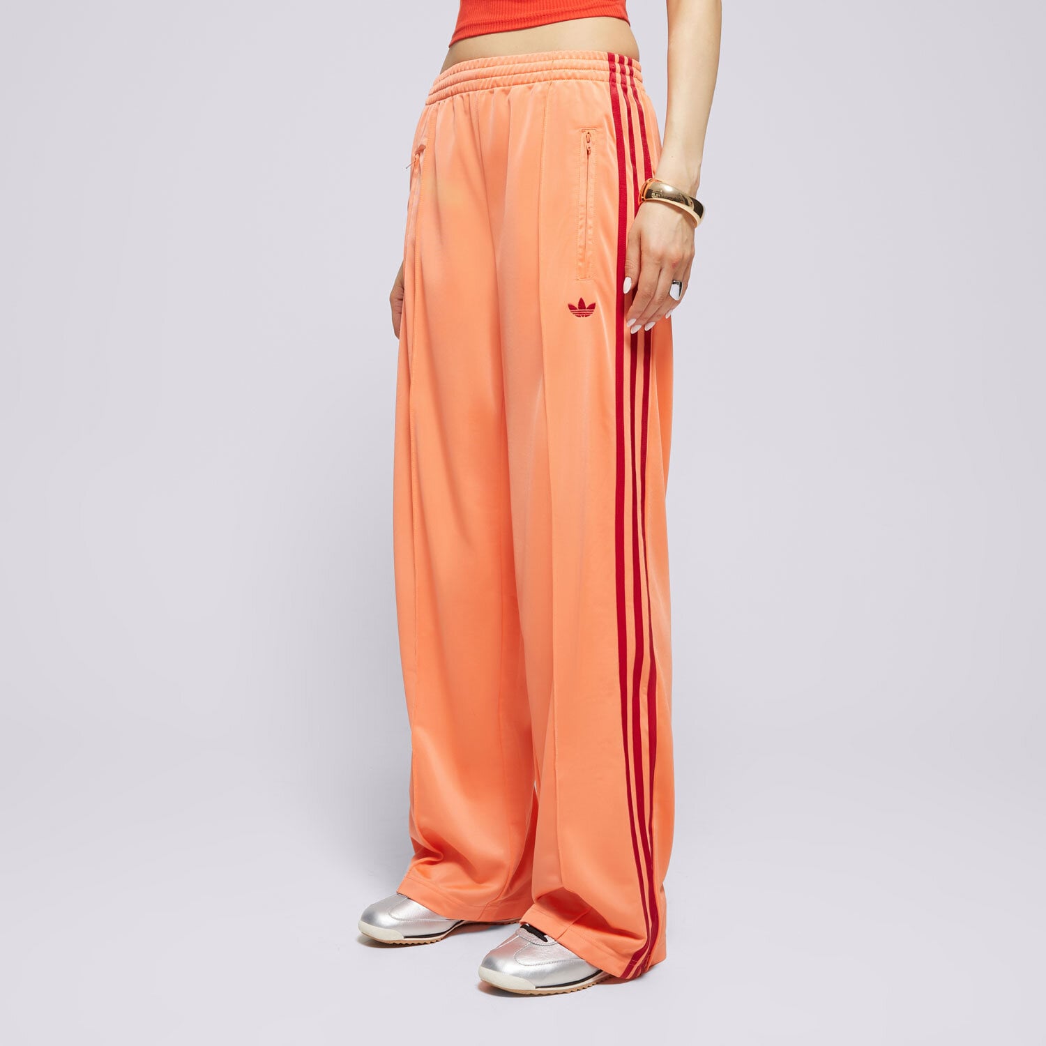 Ženske hlače ADIDAS HLAČE FBIRD LOOSE TP JP2309 ružičasta