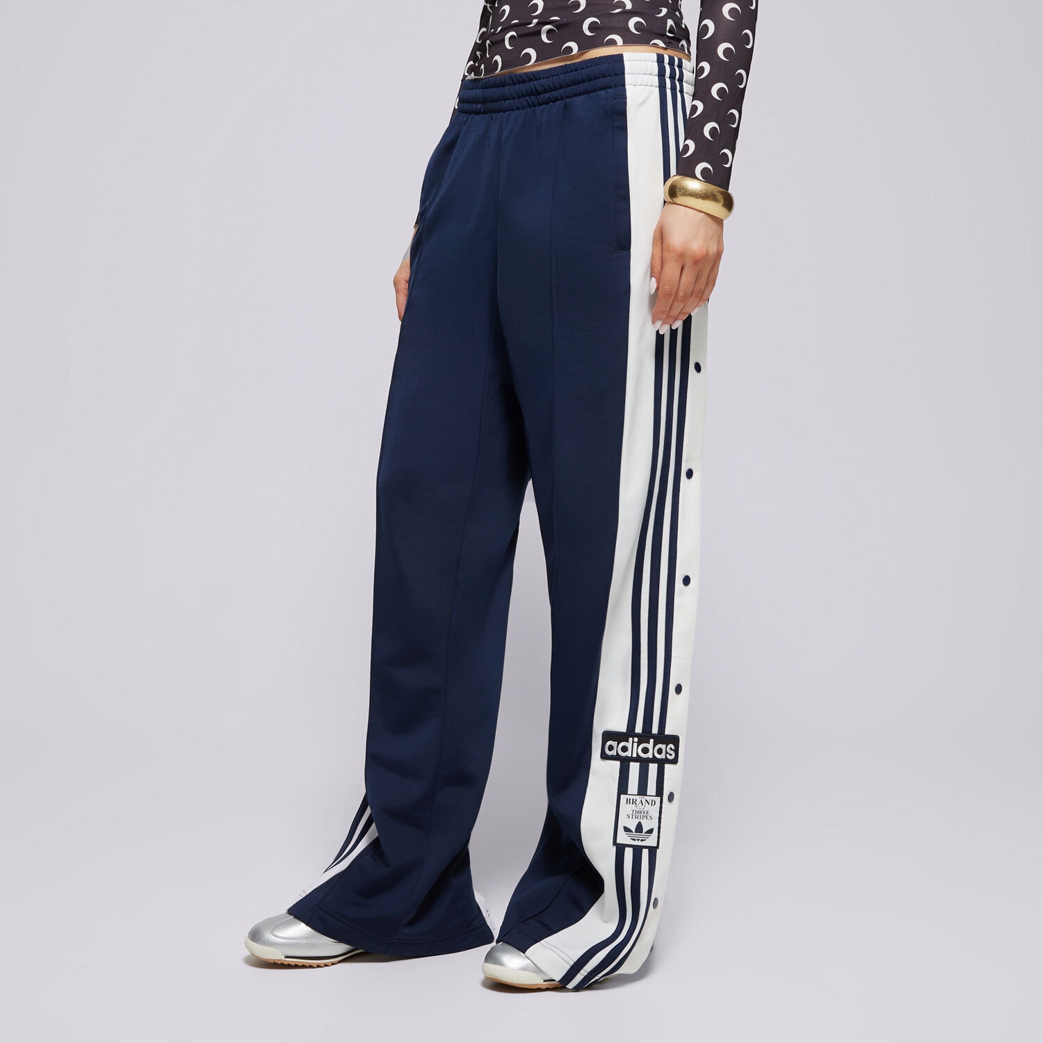 Ženske hlače ADIDAS HLAČE ADIBREAK PANT JD0853 tamno plava