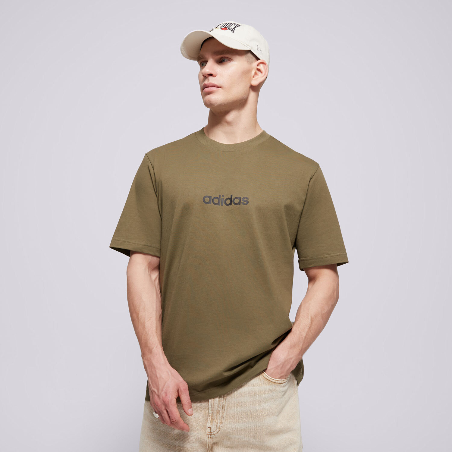Muške majice ADIDAS T-SHIRT M LIN SJ T JE9001 kaki