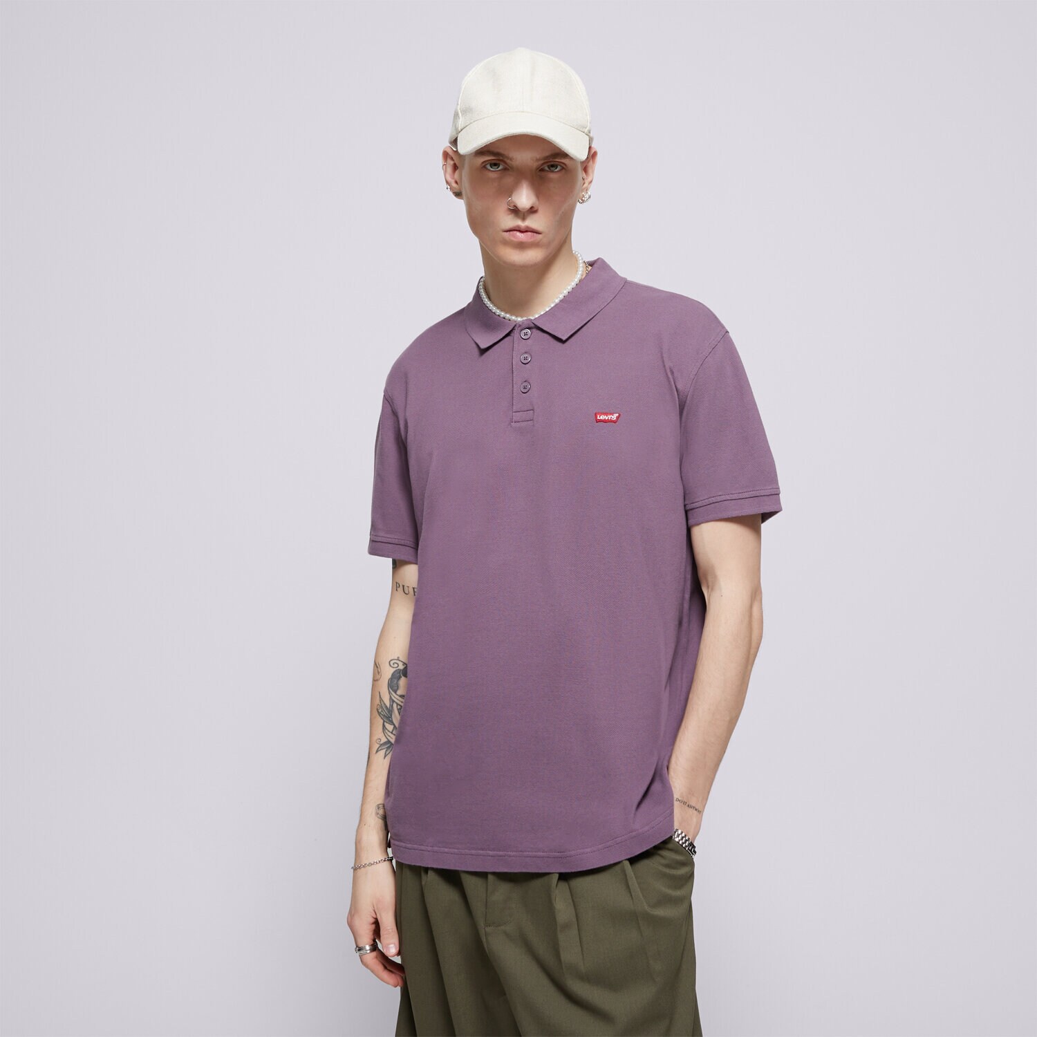 Muške majice LEVI'S POLO LEVIS HM POLO BLUES 35883-0270 ljubičasta
