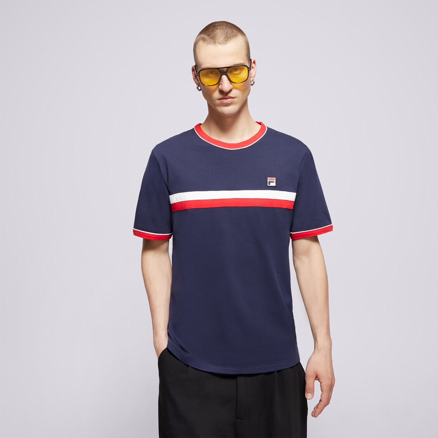 Muške majice FILA T-SHIRT CUT AND SEW TEE LM181K91410 tamno plava