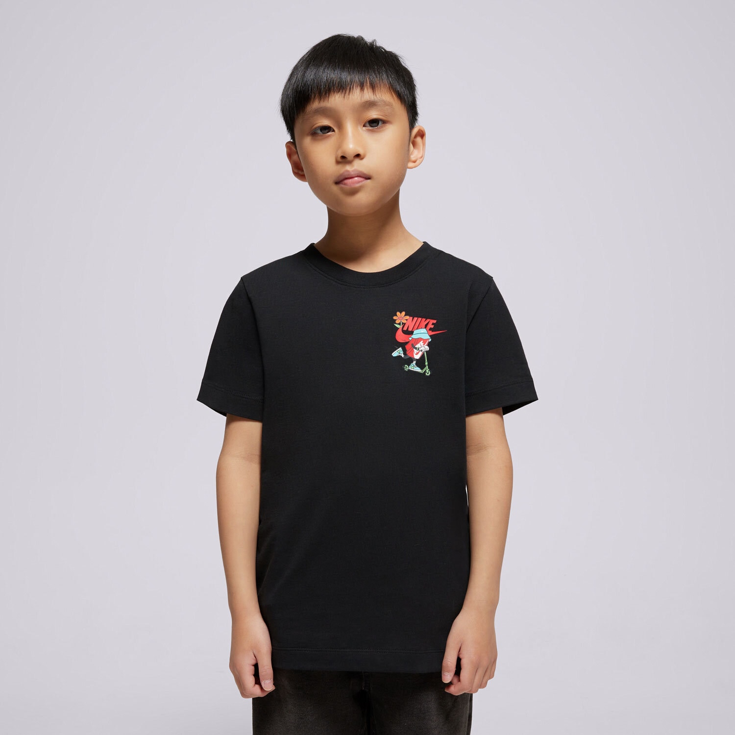 Dječje majice NIKE T-SHIRT K NSW TEE BOXY SCOOTER BOY HQ3239-010 bijela