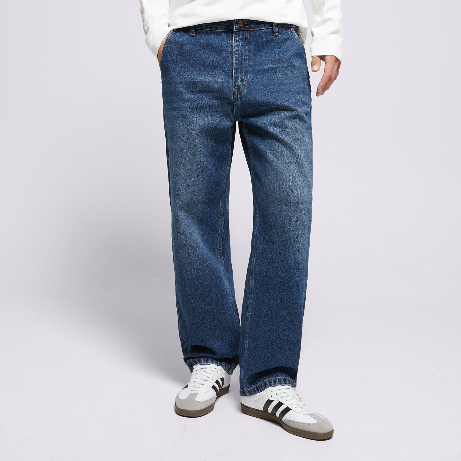 Muške hlače PROSTO HLAČE JEANS BAGGY CLASS99 KL251MPAN3061 plava