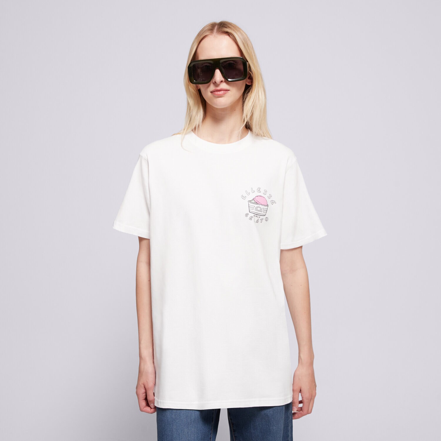Ženske majice ELLESSE T-SHIRT LA STREGA TEE WHT SGZ21999908 bijela