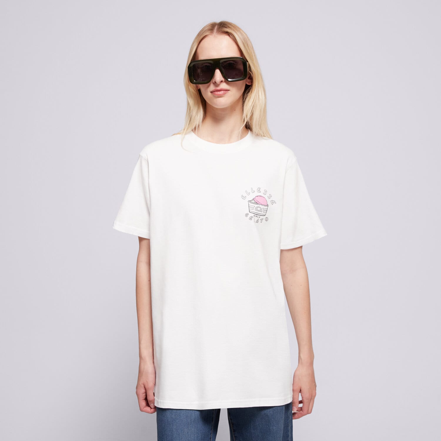 Ženske majice ELLESSE T-SHIRT LA STREGA TEE WHT SGZ21999908 bijela