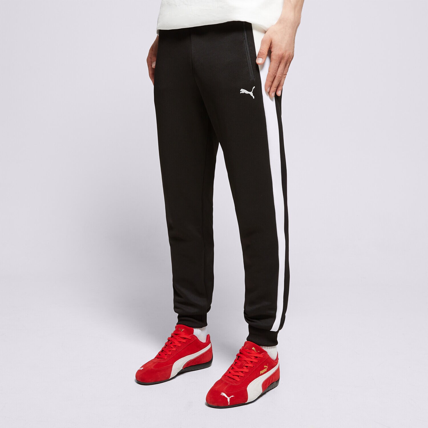Muške hlače PUMA HLAČE T7 ALWAYS ON TRACK PANTS DK CL 629588 01 crna