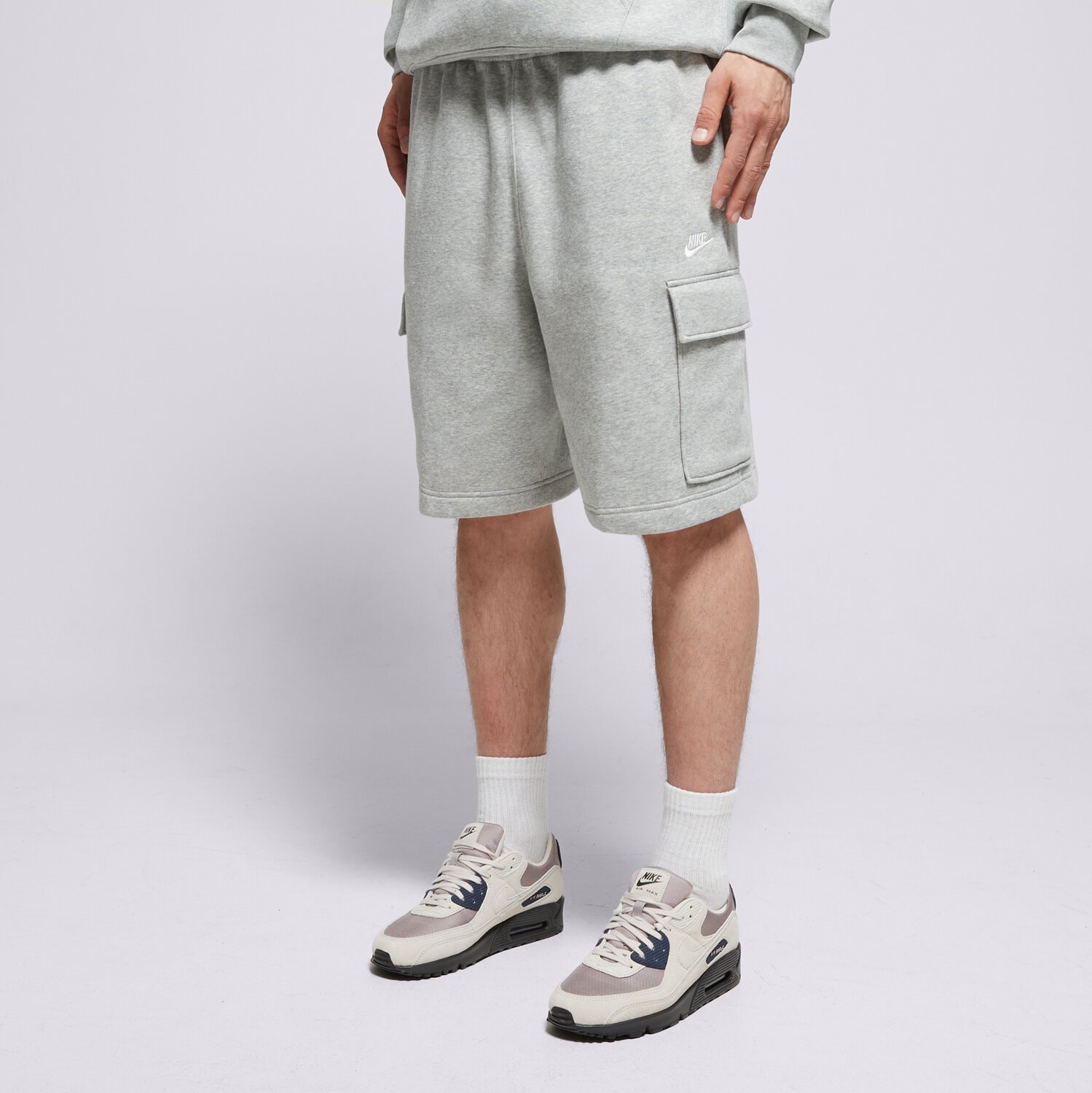 Muške kratke hlače NIKE KRATKE HLAČE M NK CLUB BB CARGO SHORT FN3525-063 siva