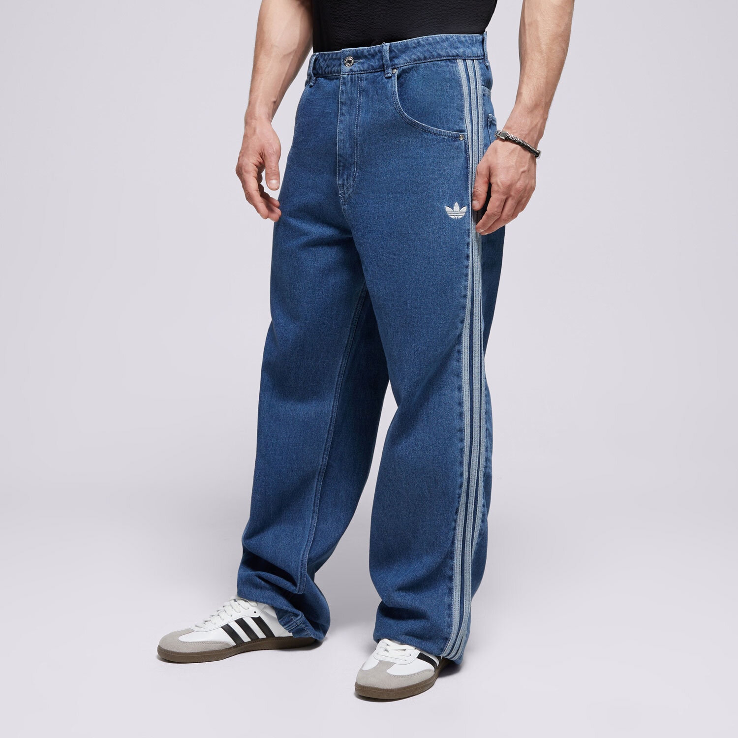 Muške hlače ADIDAS HLAČE DENIM FB PT JC6234 plava