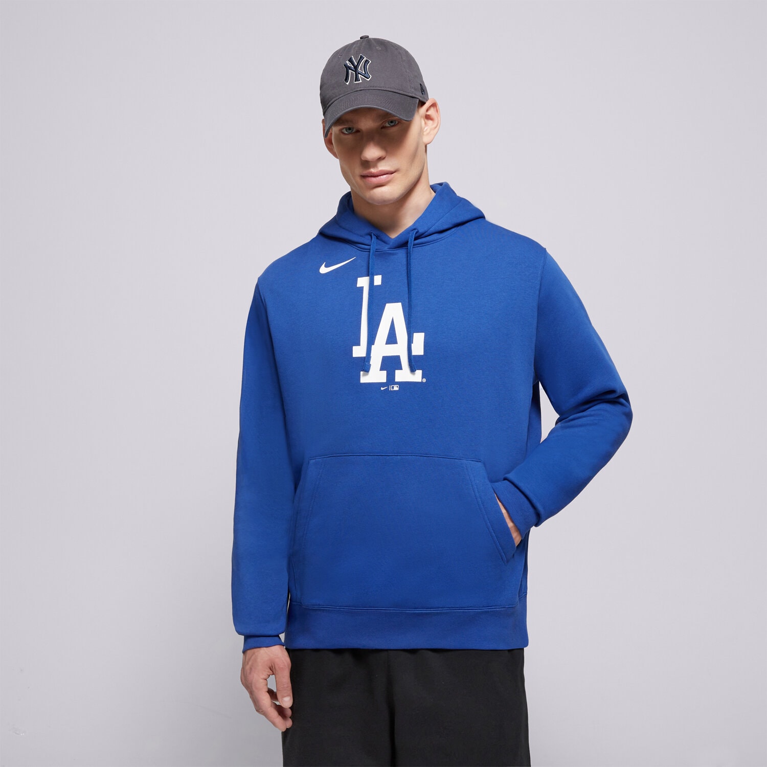 Muške dukserice NIKE VESTA S KAPULJAČOM MLB LOGO CLUB FLEECE HOOD LOS ANGELE NKDK-4EW-LD-CKX plava