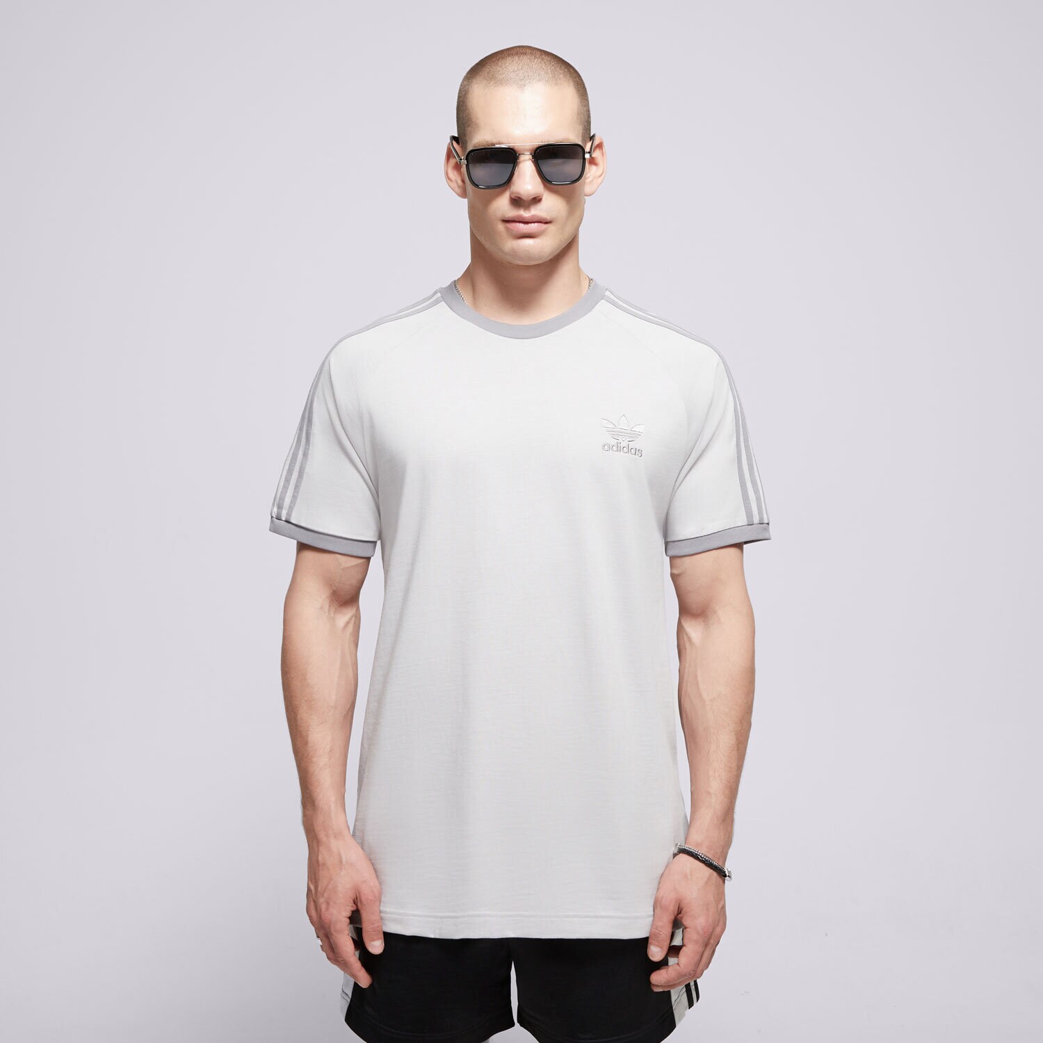 Muške majice ADIDAS T-SHIRT 3-STRIPES TEE JN7016 siva