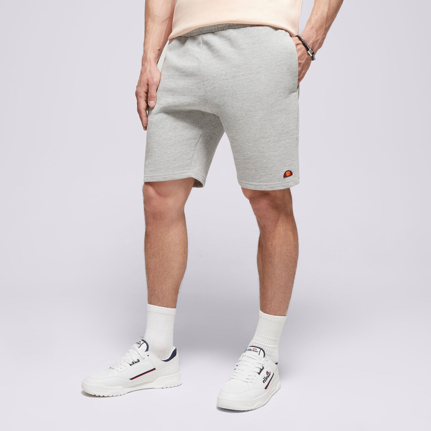 Muške kratke hlače ELLESSE KRATKE HLAČE RAFFADALI SHORTS GREY MRL SMG23452112 siva