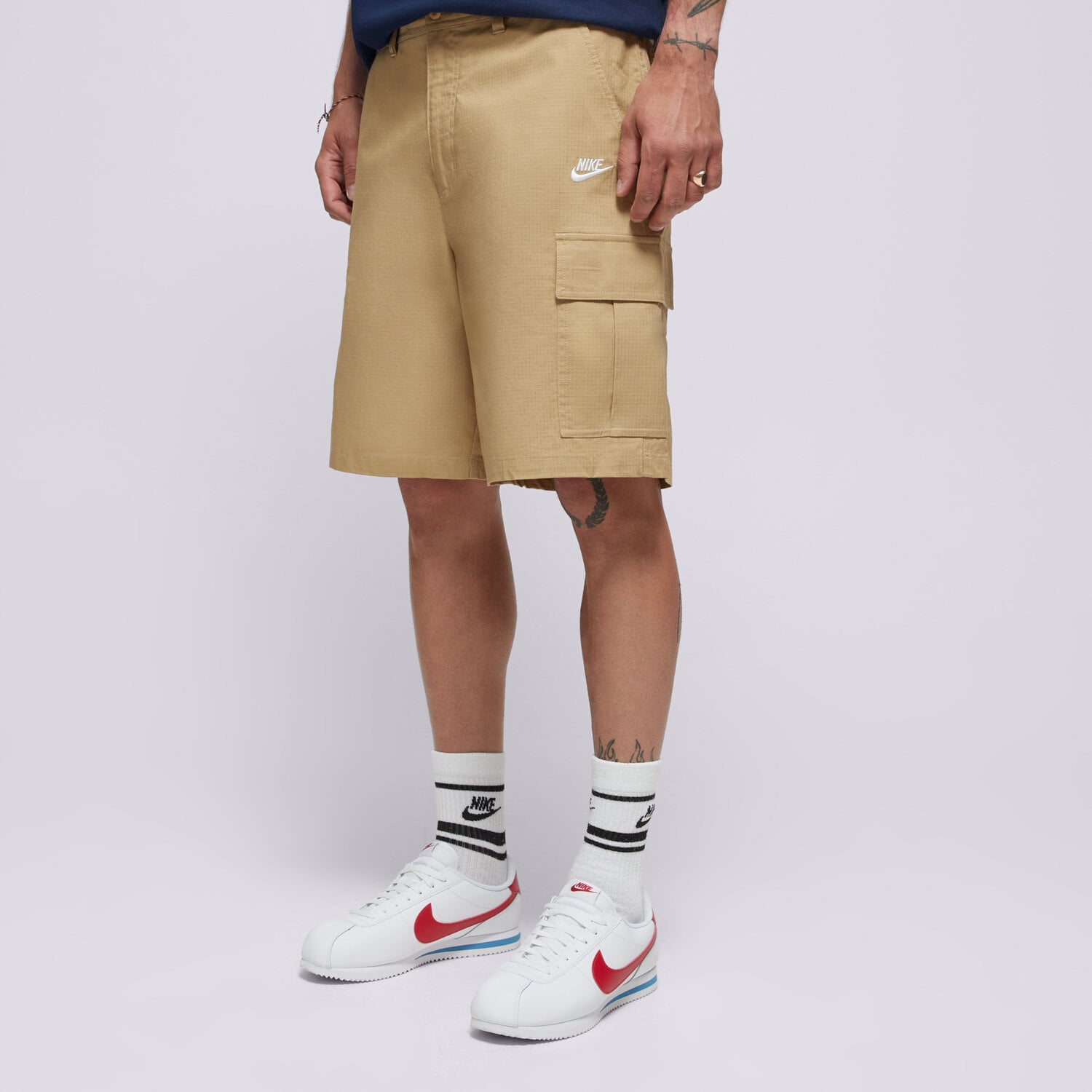 Muške kratke hlače NIKE KRATKE HLAČE M NK CLUB WVN CARGO SHORT FN3517-298 bež