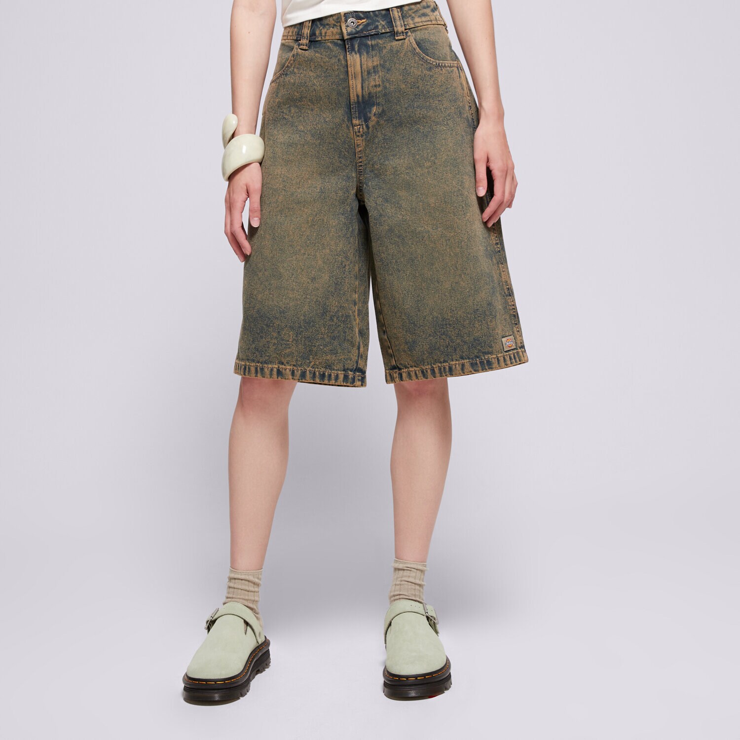 Ženske kratke hlače DICKIES KRATKE HLAČE CARPENTER DENIM JORT W DK0A4Z85K581 siva