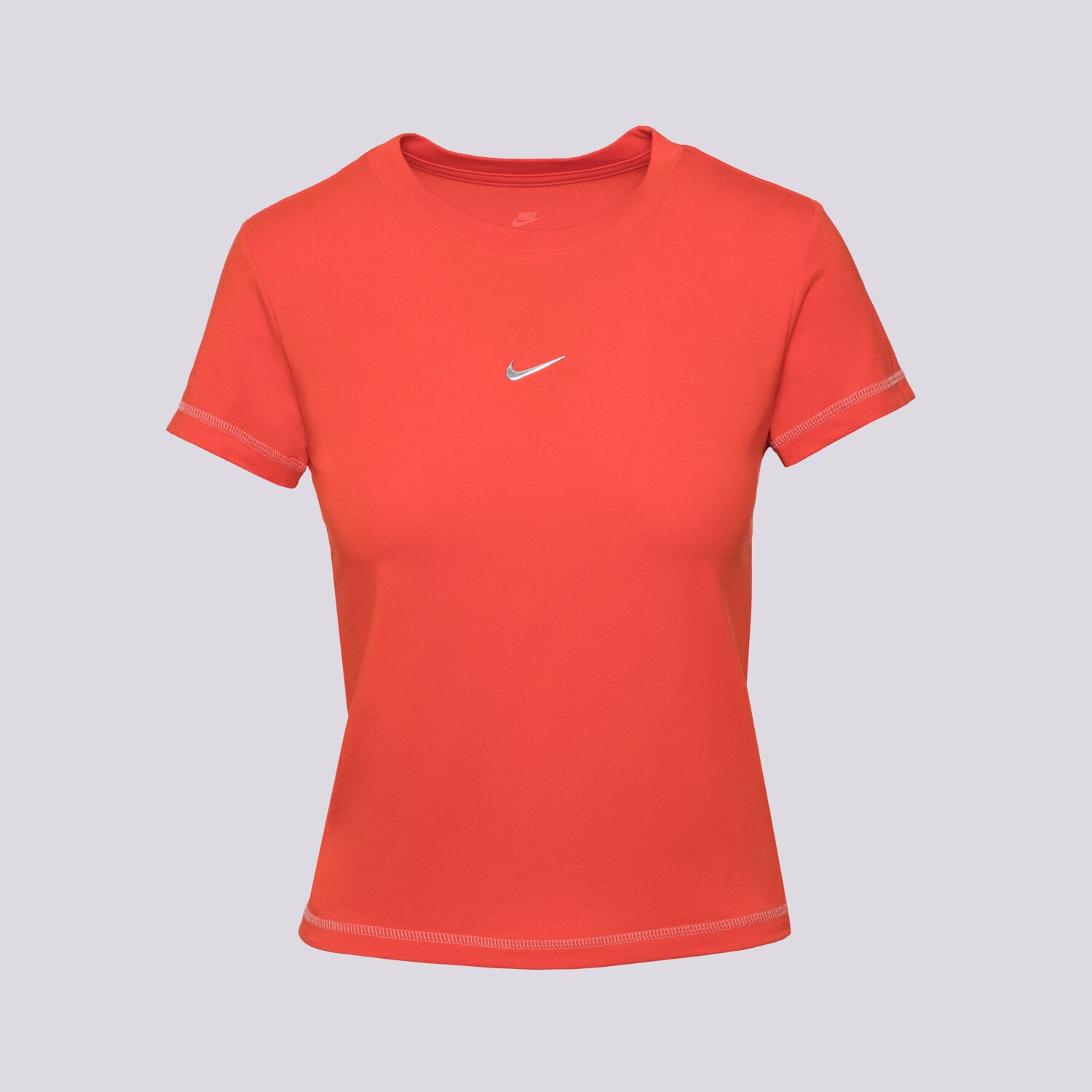 Ženske majice NIKE T-SHIRT W NSW CHLL KNT MD CRP GLS HV6525-633 crvena