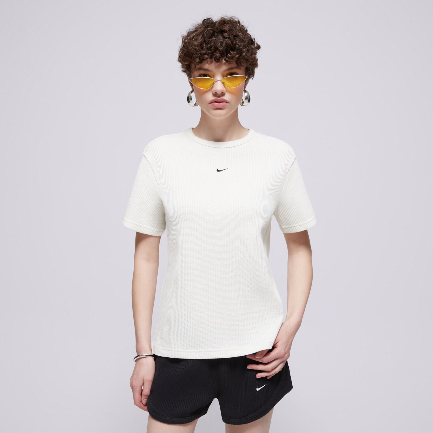 Ženske majice NIKE T-SHIRT W NSW NK CHLL WFL SS TOP HJ3838-134 krem
