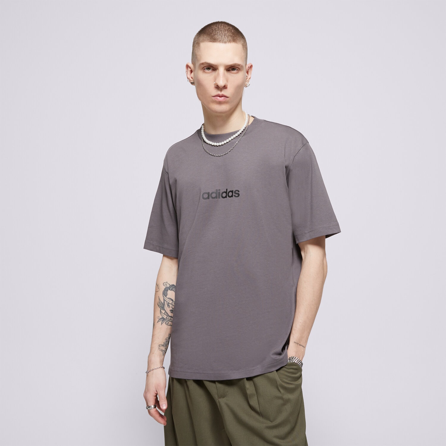 Muške majice ADIDAS T-SHIRT M LIN SJ T JE9005 siva