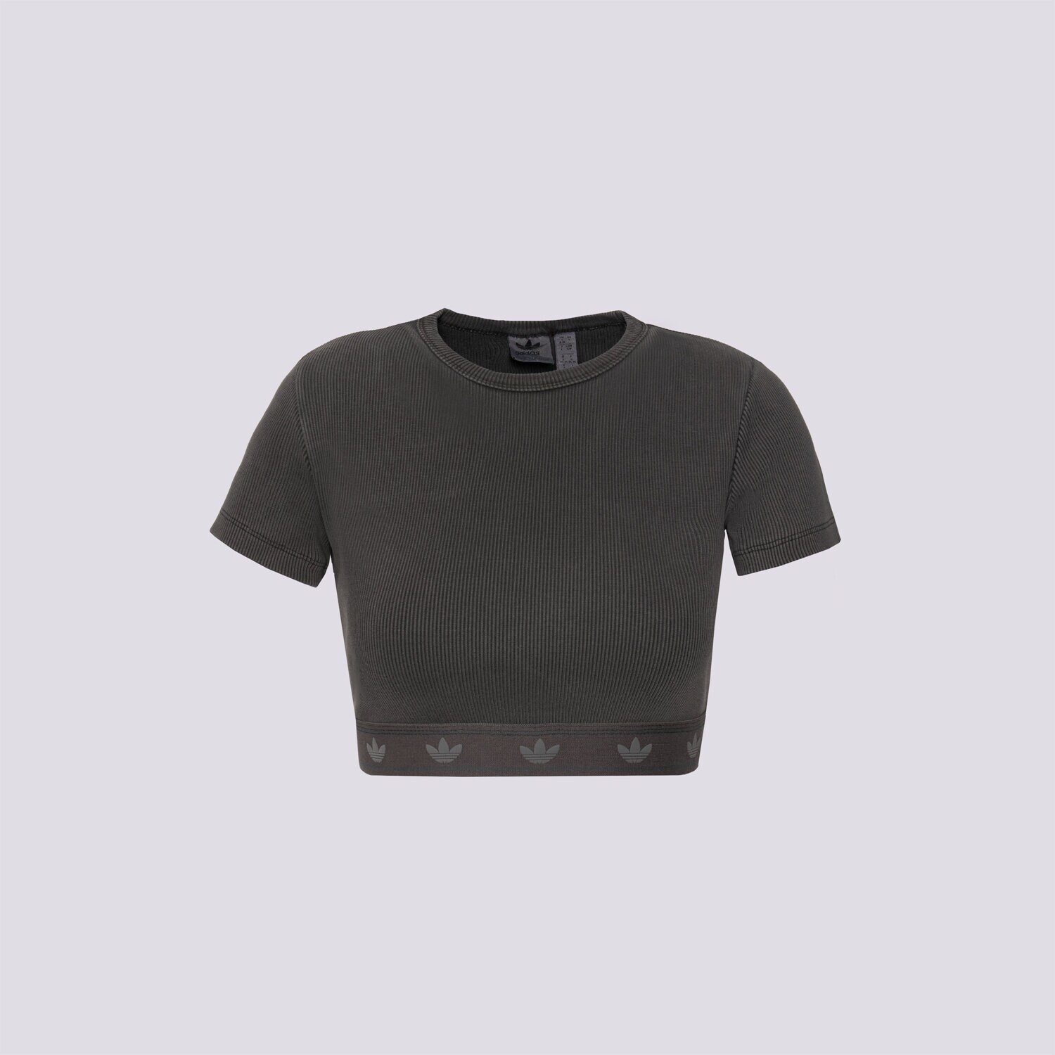 Ženske majice ADIDAS T-SHIRT RIB SS TOP JD0041 siva